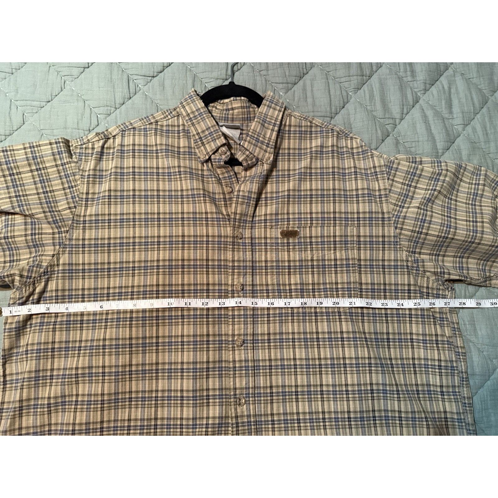 Carhartt Vintage Carhartt Men's Shirt Distressed Frayed Collar Sz 2XL Size US XXL / EU 58 / 5 - 9 Thumbnail