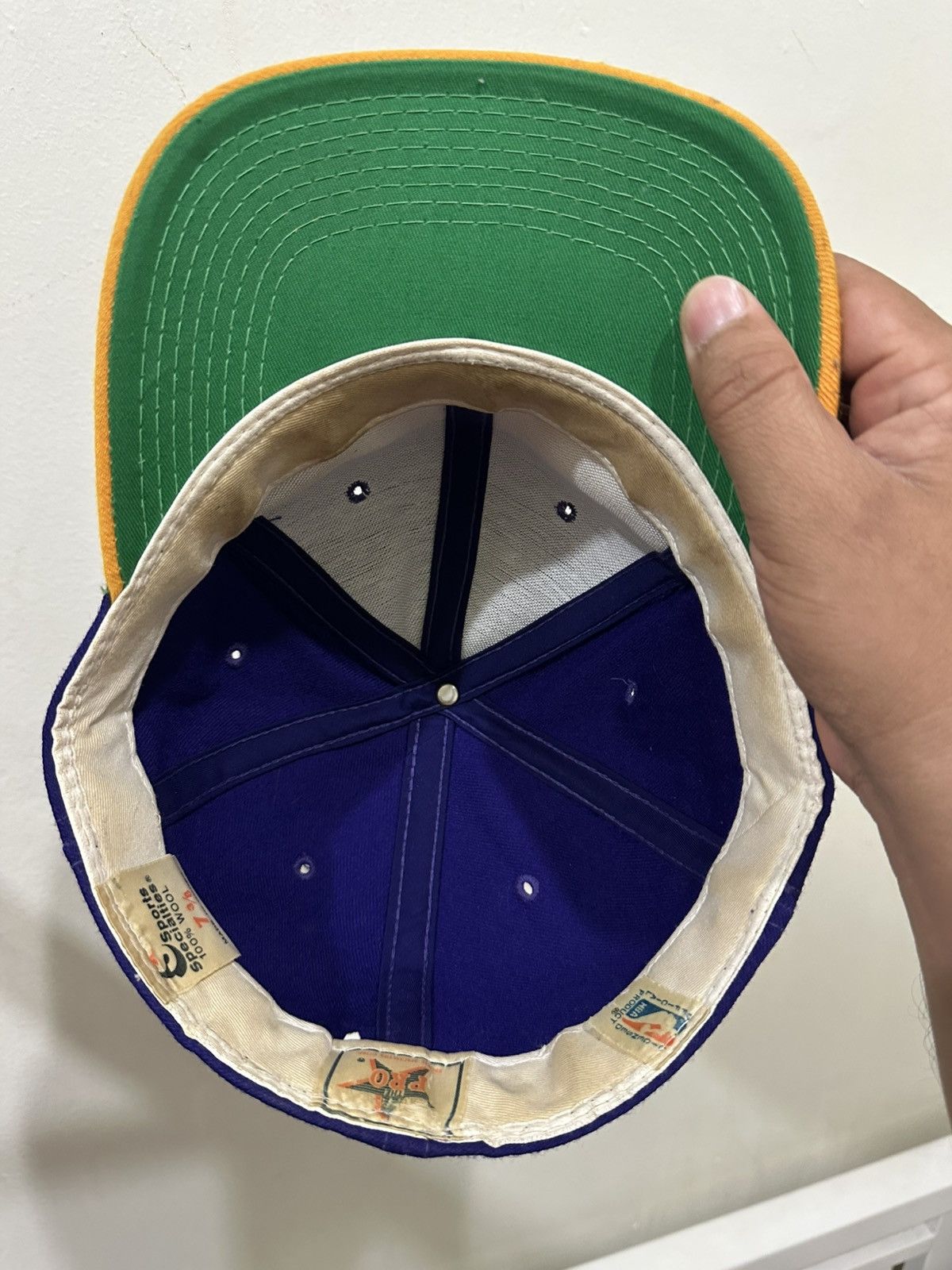 NBA 90’s Lakers Sport Specialties Snapback Size 7 3/8 Size ONE SIZE - 7 Thumbnail