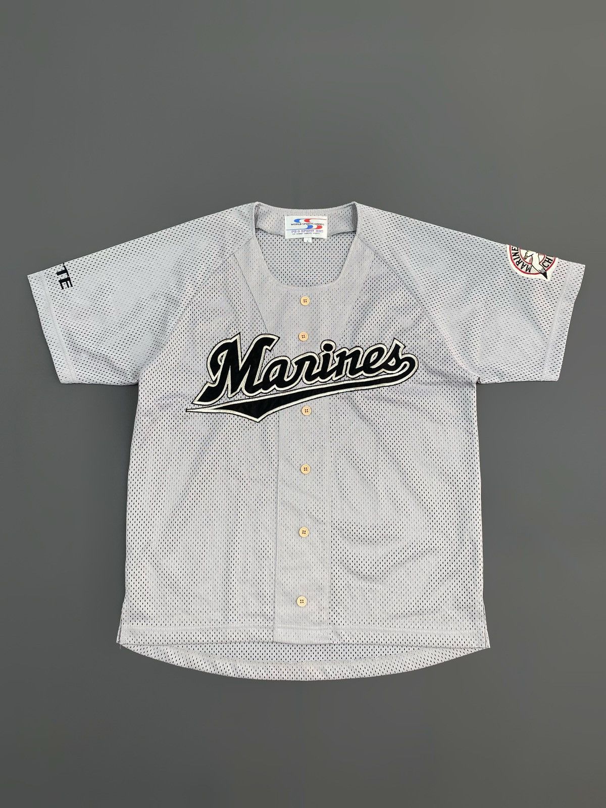 Japanese Brand 2000’s Vintage Chiba Lotte Marines NPB Team Jersey Size US L / EU 52-54 / 3 - 1 Thumbnail