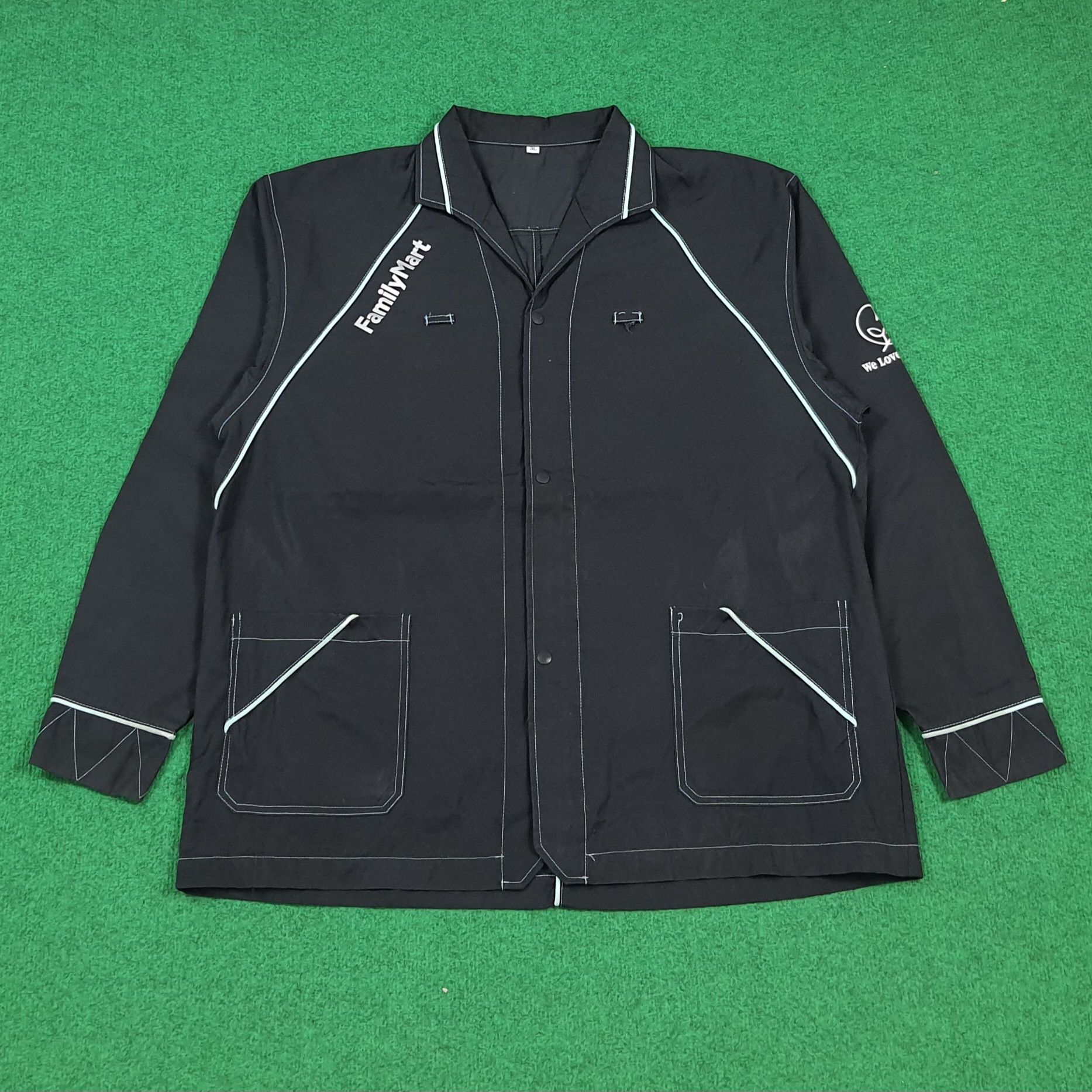 Japanese Brand Vintage Family Mart Japan Staff Uniform Work Jacket C299N65 Size US L / EU 52-54 / 3 - 1 Thumbnail