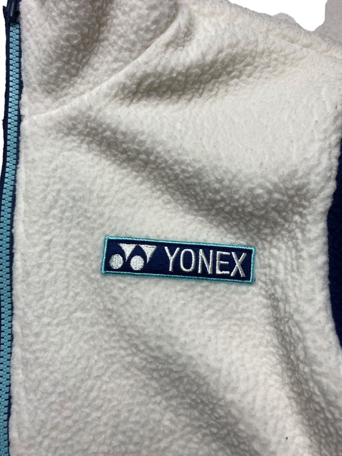 Japanese Brand × Vintage YONEX Fleece Jacket Size US L / EU 52-54 / 3 - 3 Thumbnail