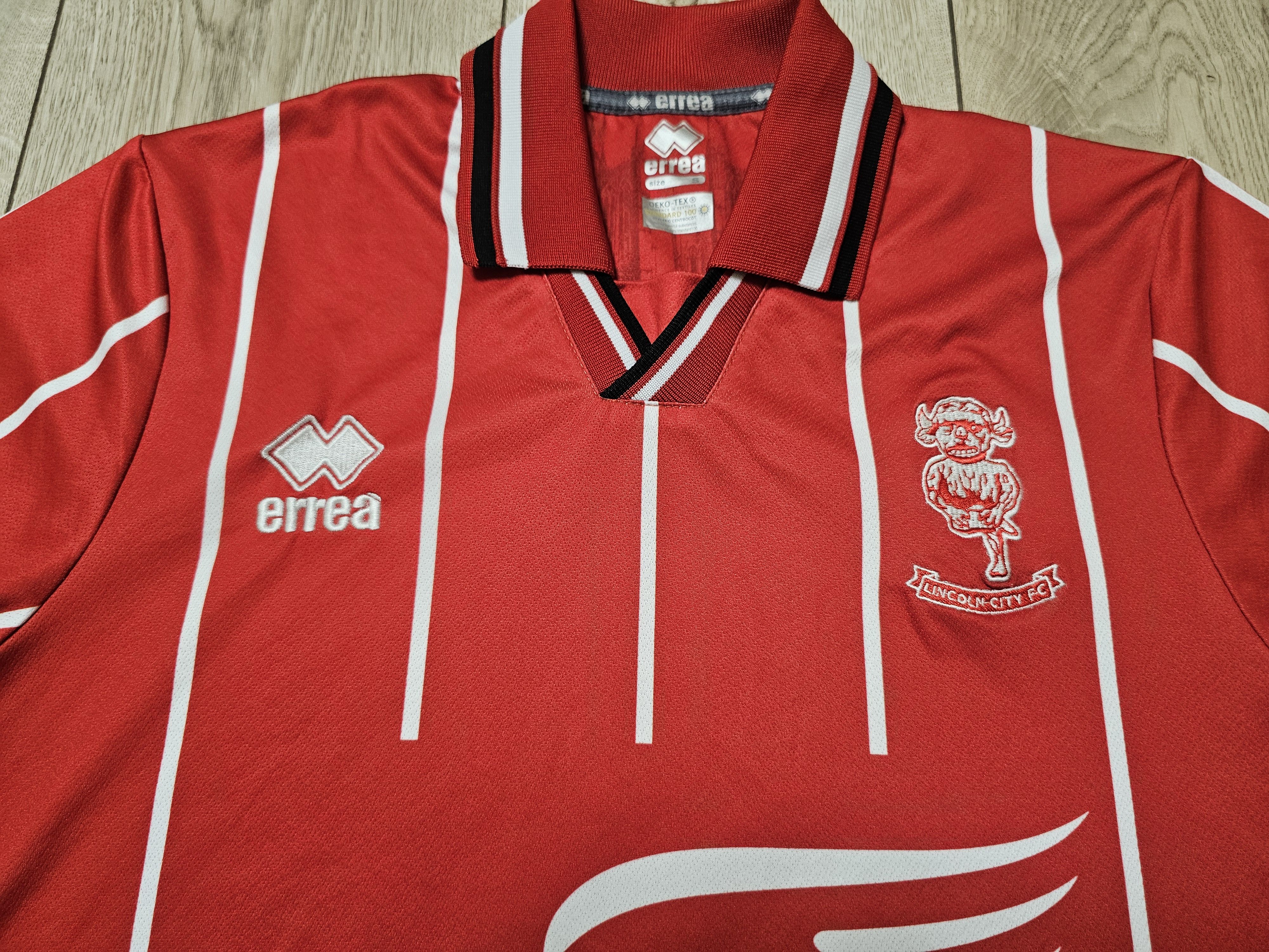 All Sport LINCOLN CITY 2020 2021 HOME FOOTBALL SHIRT SOCCER JERSEY Size US S / EU 44-46 / 1 - 3 Thumbnail
