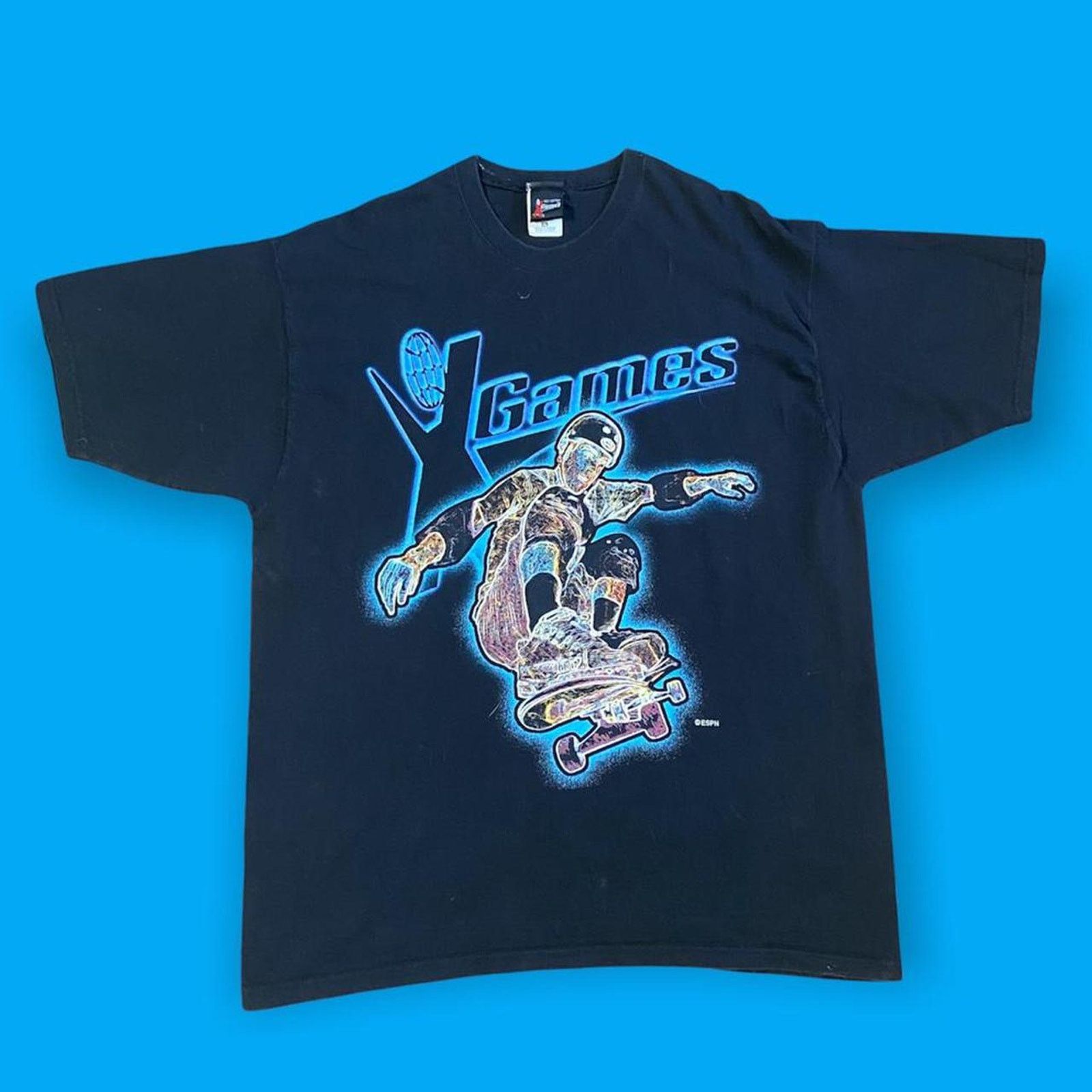 Fruit Of The Loom Y2k x games tee shirt black xl Size US XL / EU 56 / 4 - 1 Thumbnail