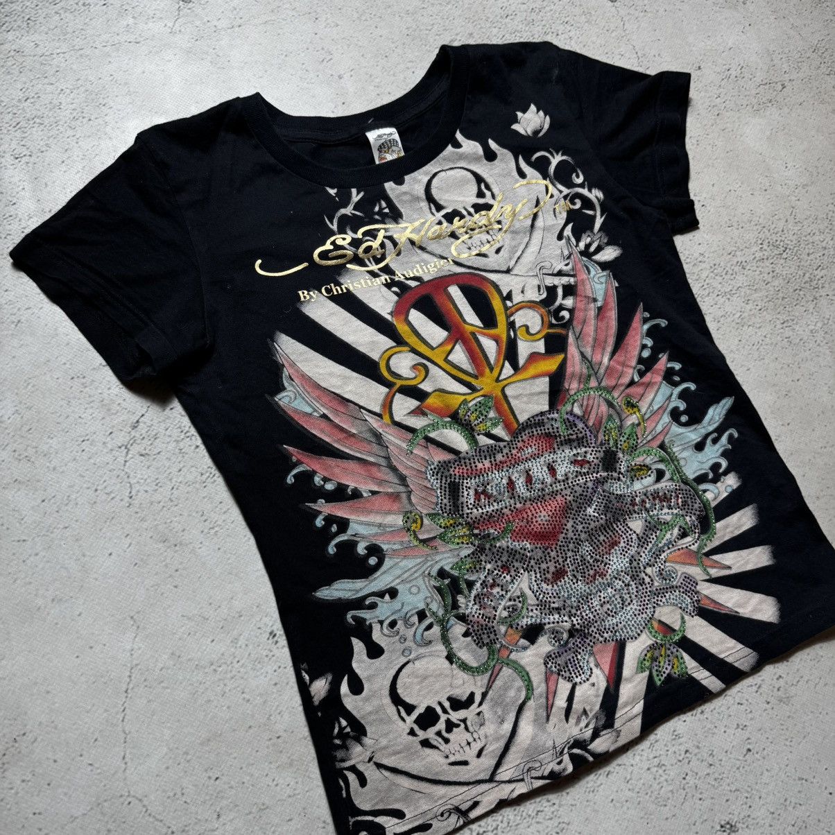 Ed Hardy vintage y2k ed hardy big skeleton t shirt affliction Size M / US 6-8 / IT 42-44 - 2 Thumbnail