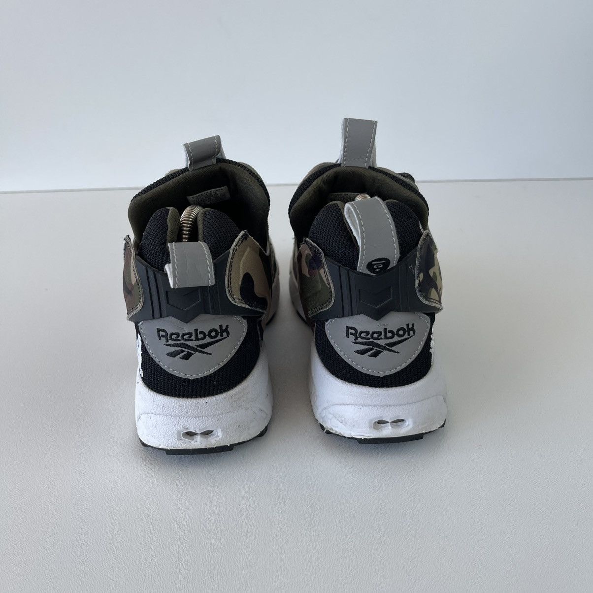 Bape × Reebok Reebok AAPE X Pump Fury Instapump Shoes Camo Bape V53879 Size US 7.5 / EU 40-41 - 8 Thumbnail