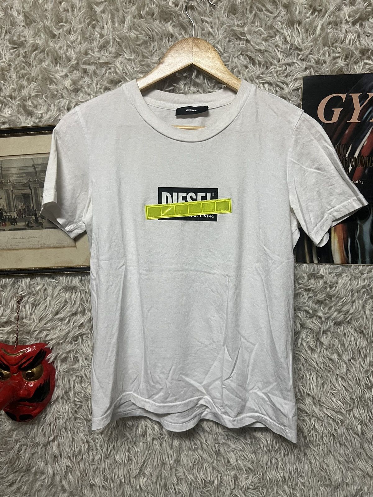 Diesel Original tee diesel white Size S / US 4 / IT 40 - 1 Thumbnail