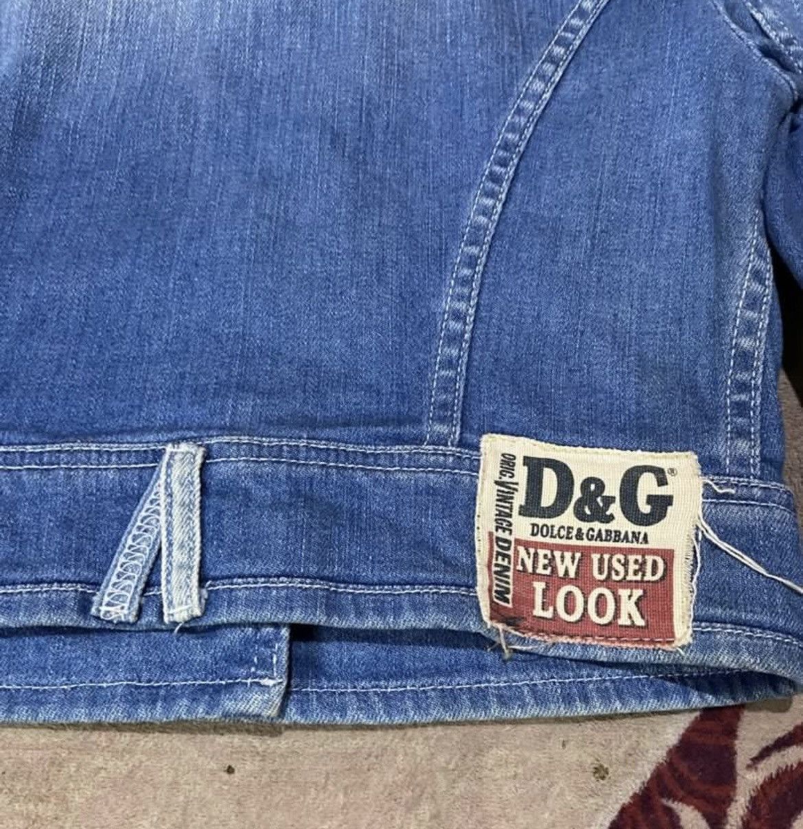 Dolce & Gabbana Vintage Dolce&Gabbana Distressed Denim Jacket Size S / US 4 / IT 40 - 8 Thumbnail