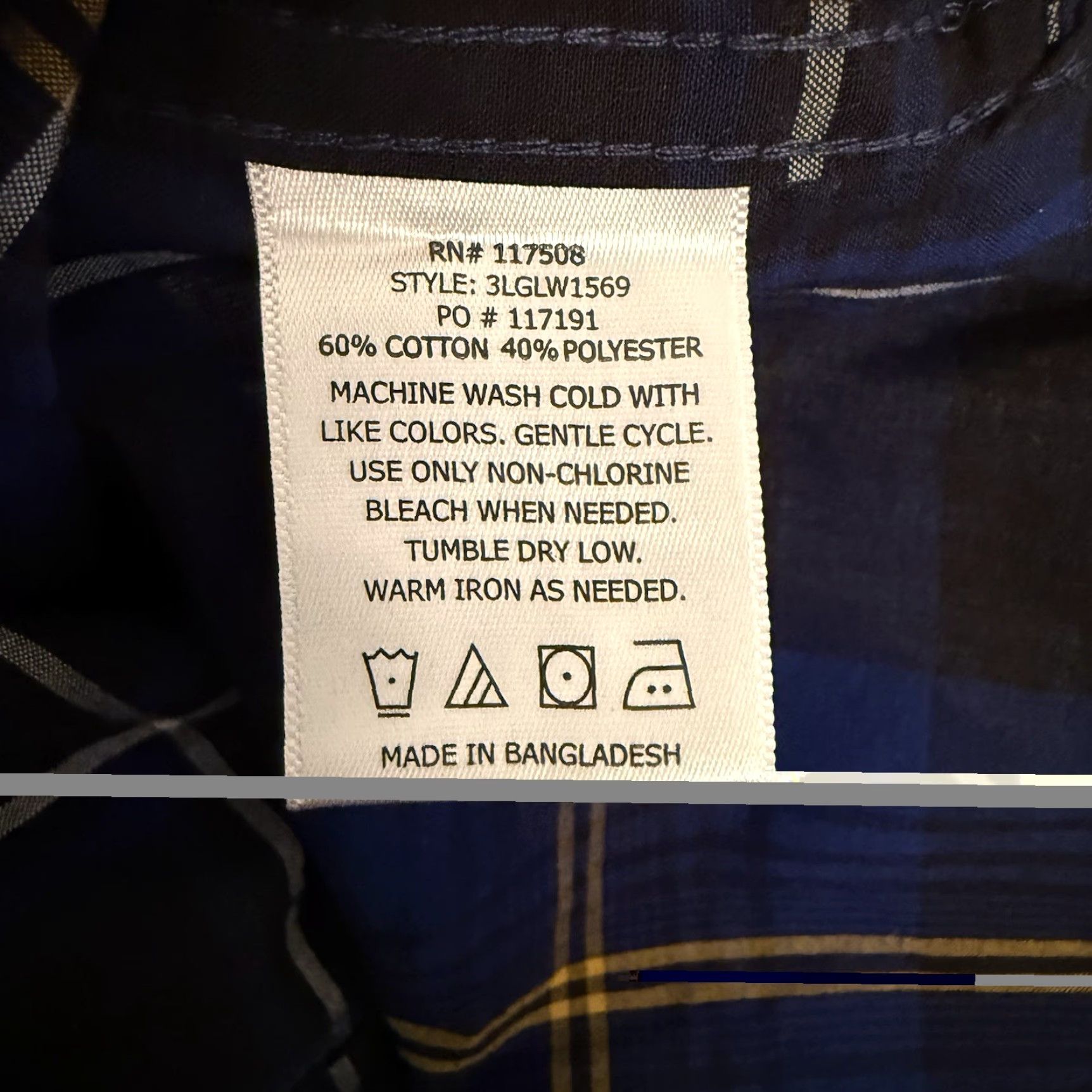Levi's Levi’s Shirt Mens Sz Medium Long Sleeve Button Up Woven Blue Black Plaid 90s Grunge workwear Casual Size US M / EU 48-50 / 2 - 4 Thumbnail