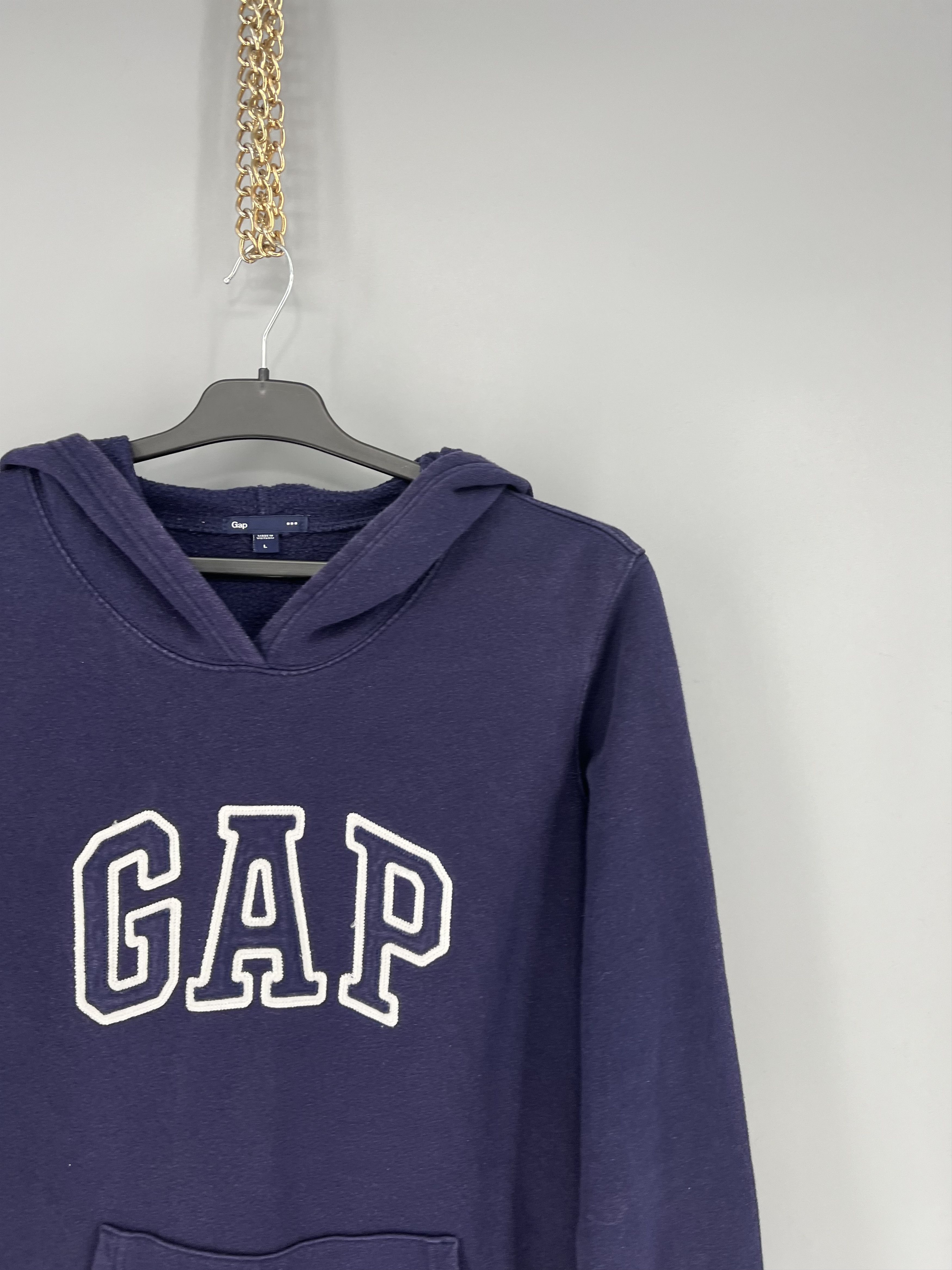 Gap × Vintage Vintage GAP Hoodie Boxy Hype Streetwear Rare Casual Size US L / EU 52-54 / 3 - 5 Thumbnail