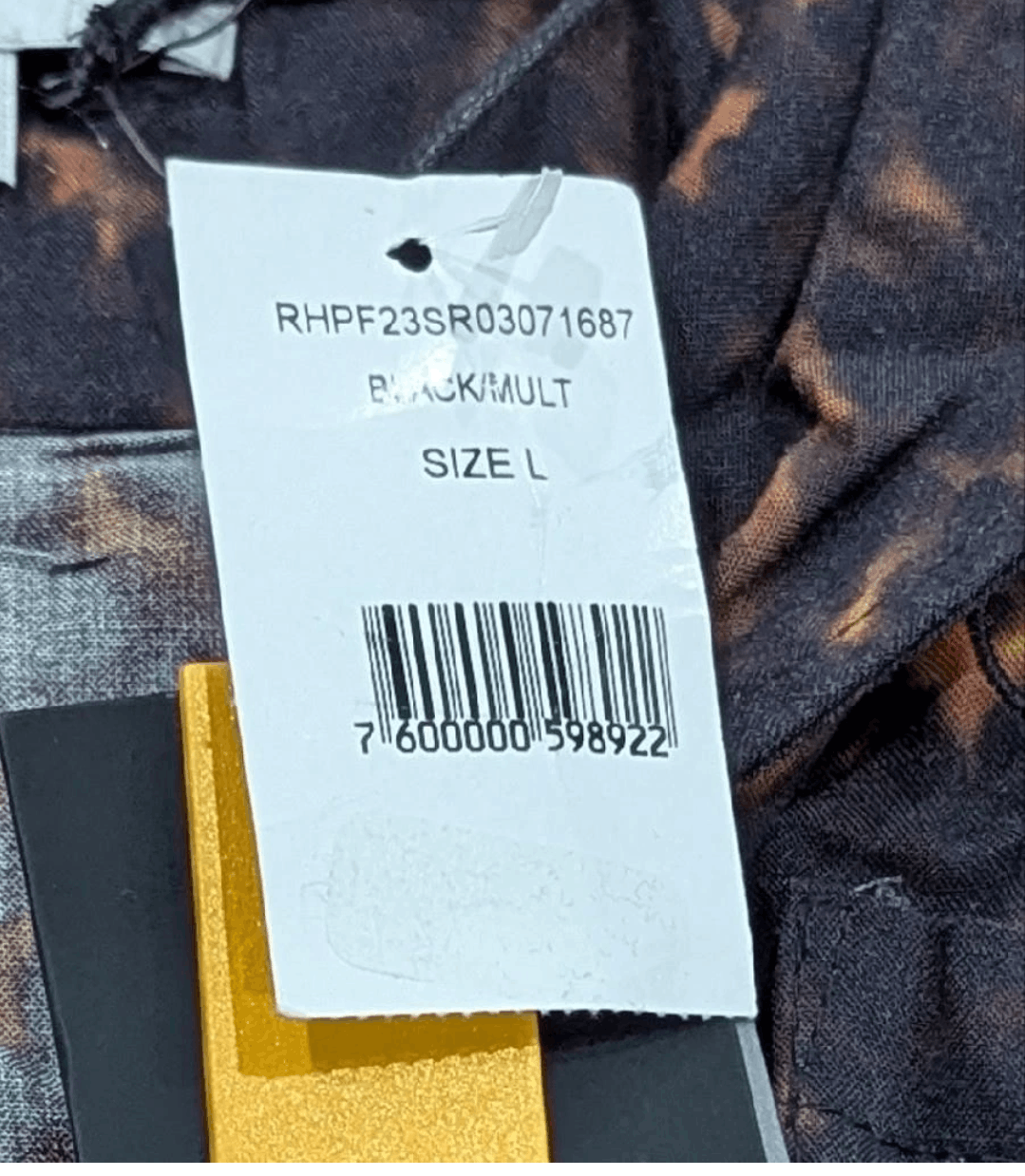 Rhude RHUDE Tortoise Print SS Button Up Camp Shirt Black Large Size US L / EU 52-54 / 3 - 7 Thumbnail