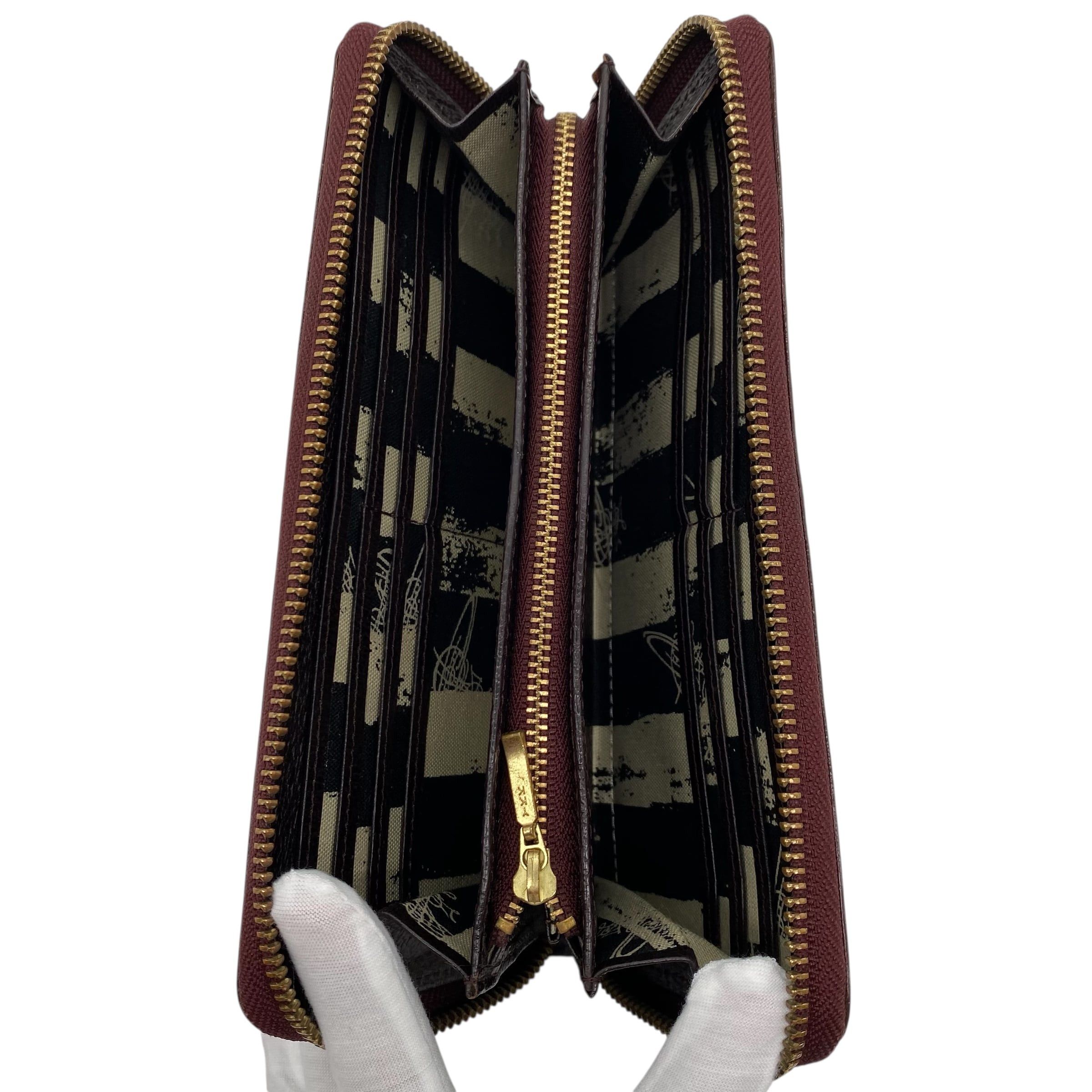 Vivienne Westwood Vivienne Westwood ORB Long Wallet Round Zip Size ONE SIZE - 3 Thumbnail