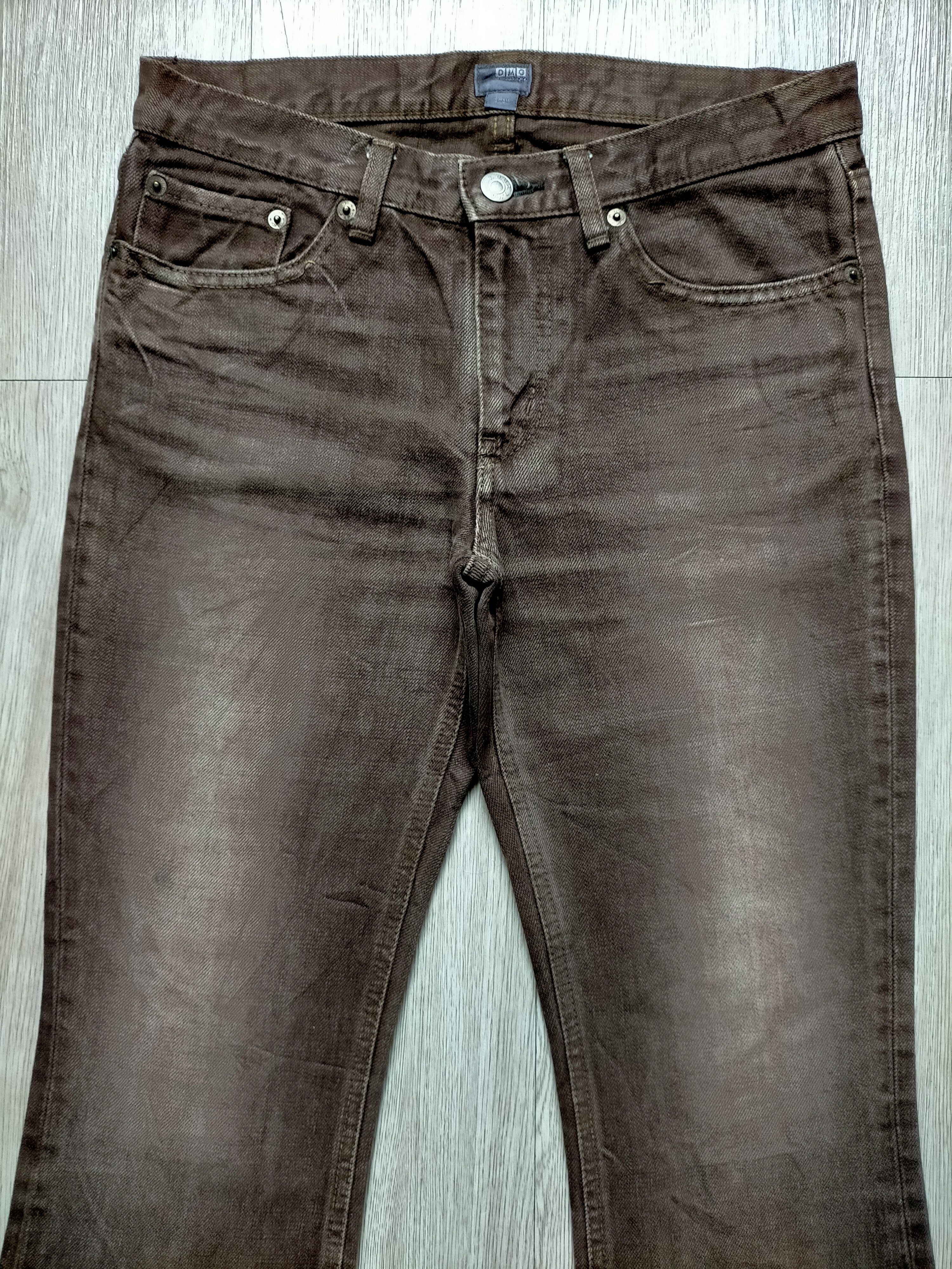 If Six Was Nine Flare Jeans D.M.G Domingo Boot cut Brown Denim Size US 29 - 3 Thumbnail