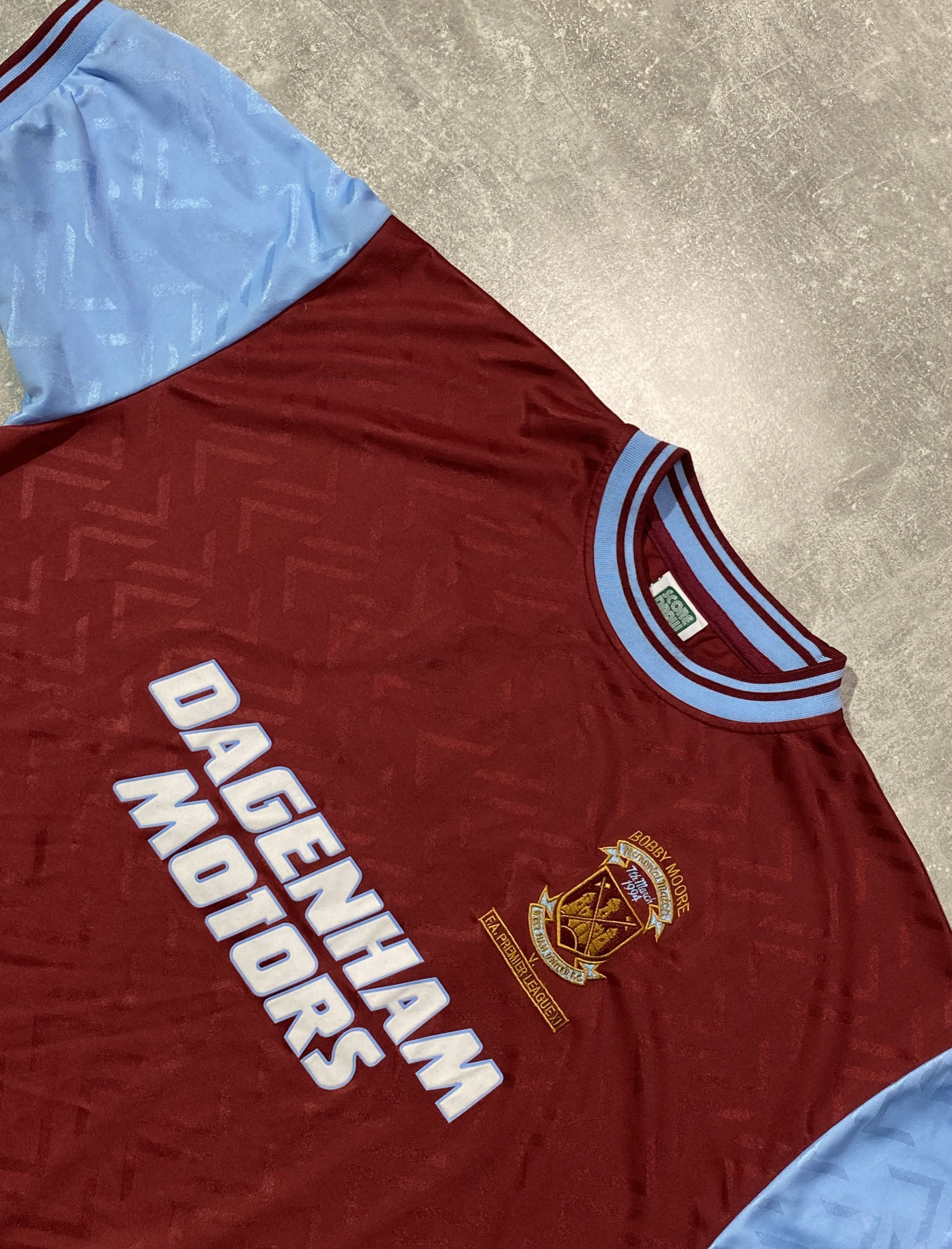Vintage West Ham United #6 Bobby Moore Soccer Jersey Size US XXL / EU 58 / 5 - 2 Thumbnail