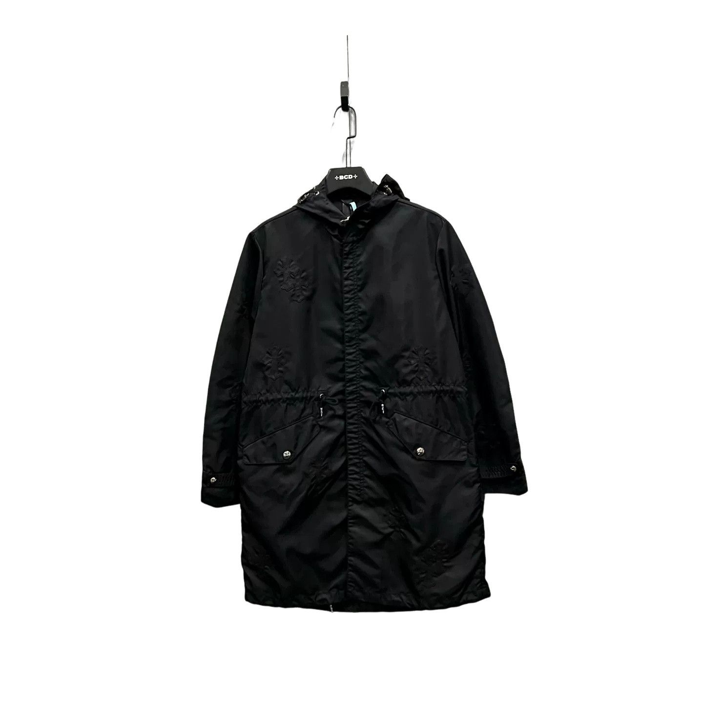 Chrome Hearts CHROME HEARTS Leather Cross Patch Nylon Parka XS Size US XS / EU 42 / 0 - 1 Thumbnail