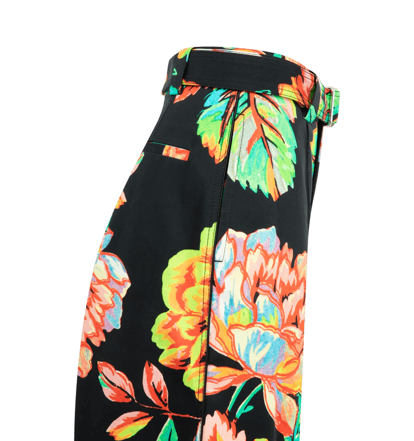 Christopher John Rogers o1h1sh11225 Wide Leg Flat Front Trouser in Multicolor Size 28" / US 6 / IT 42 - 3 Thumbnail