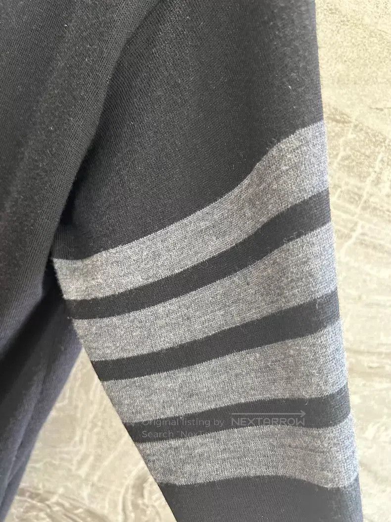 Thom Browne Thom Browne Black woolen cardigan Size US S / EU 44-46 / 1 - 5 Thumbnail