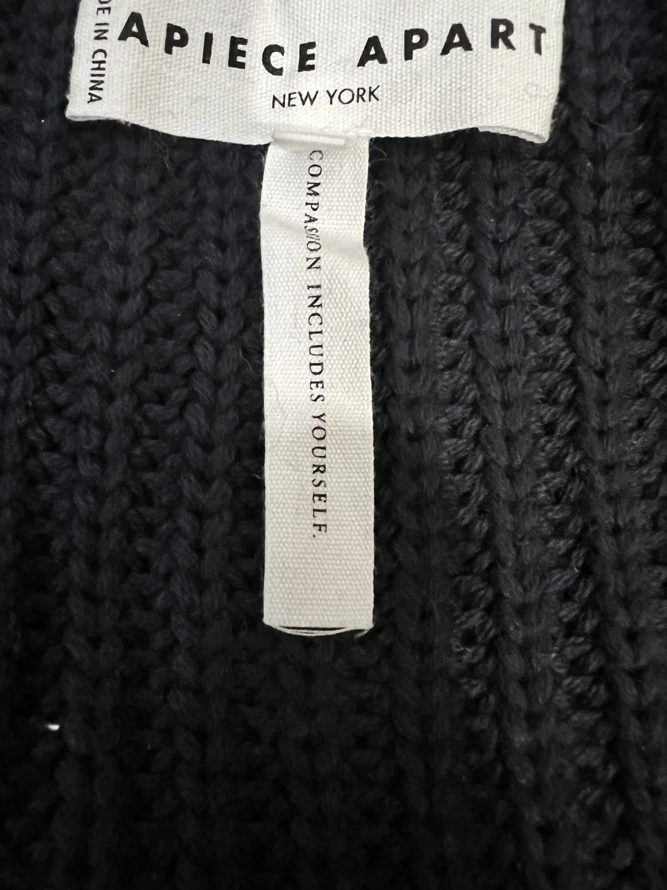 Apiece Apart Cashmere Blend Paloma Oversized Striped Size L / US 10 / IT 46 - 9 Thumbnail