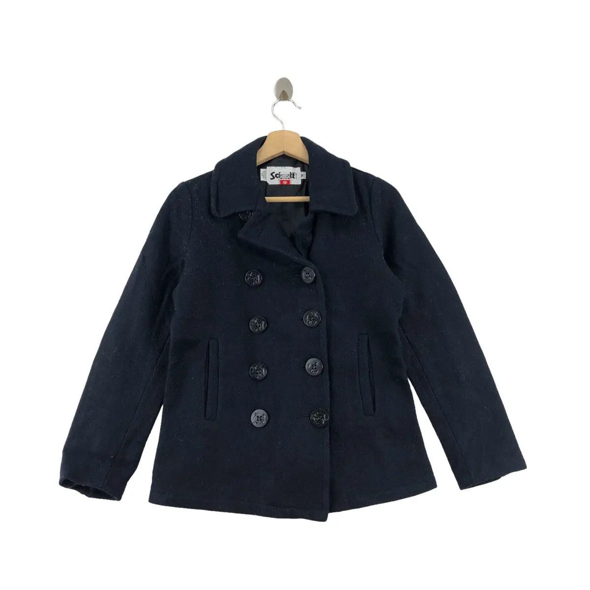 Schott SCHOTT NYC x EARTH MUSIC ECOLOGY Pea Coat Jacket Heavy Parka Size M / US 6-8 / IT 42-44 - 1 Thumbnail