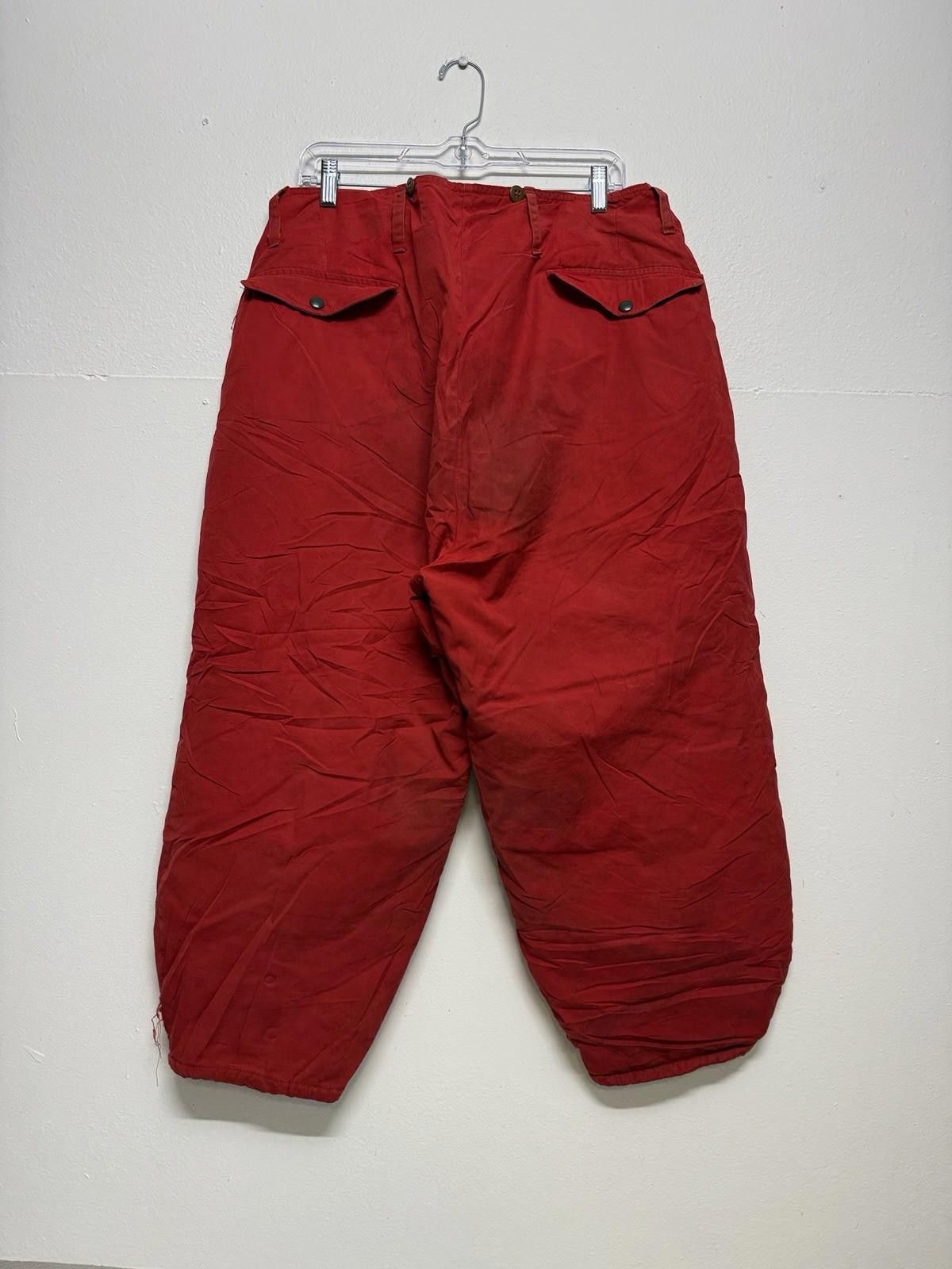 Other Vintage 1930s Insulated Hunting Pants Talon Zipper 32/23 Size ONE SIZE - 2 Thumbnail