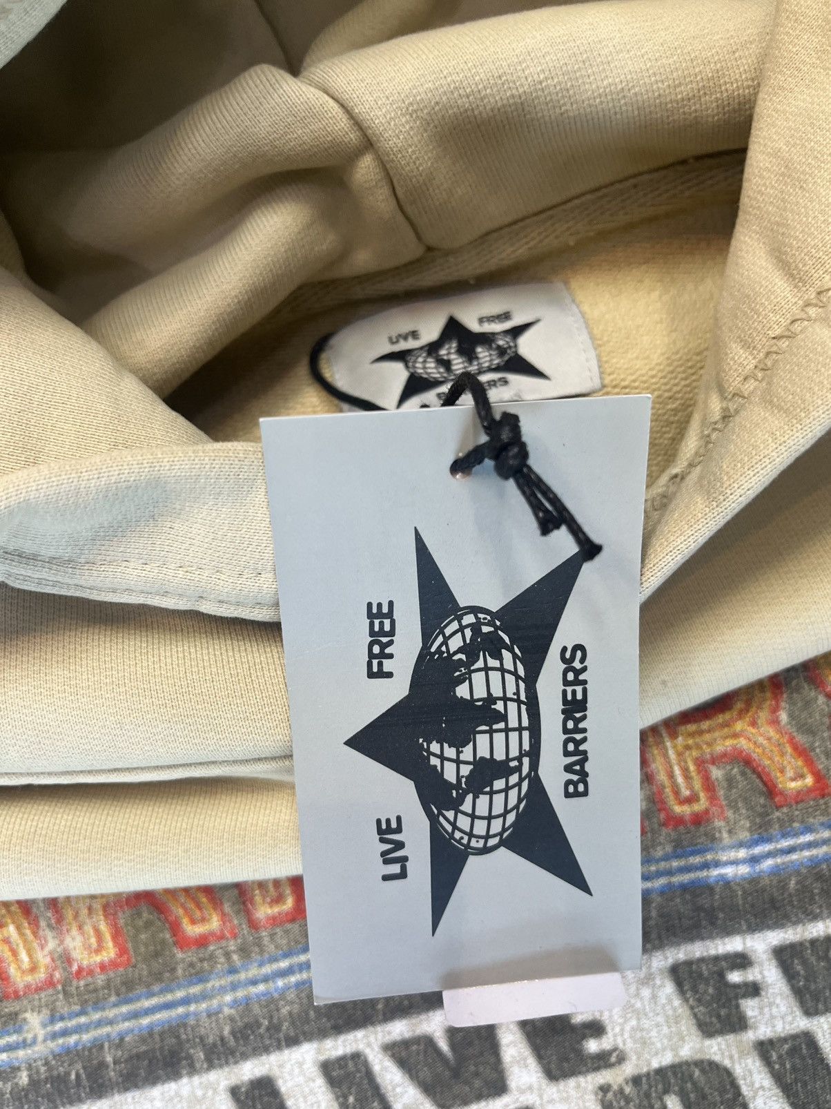 Barriers New Barriers Apollo Hoodie " Beige " Size Medium Size US M / EU 48-50 / 2 - 2 Thumbnail