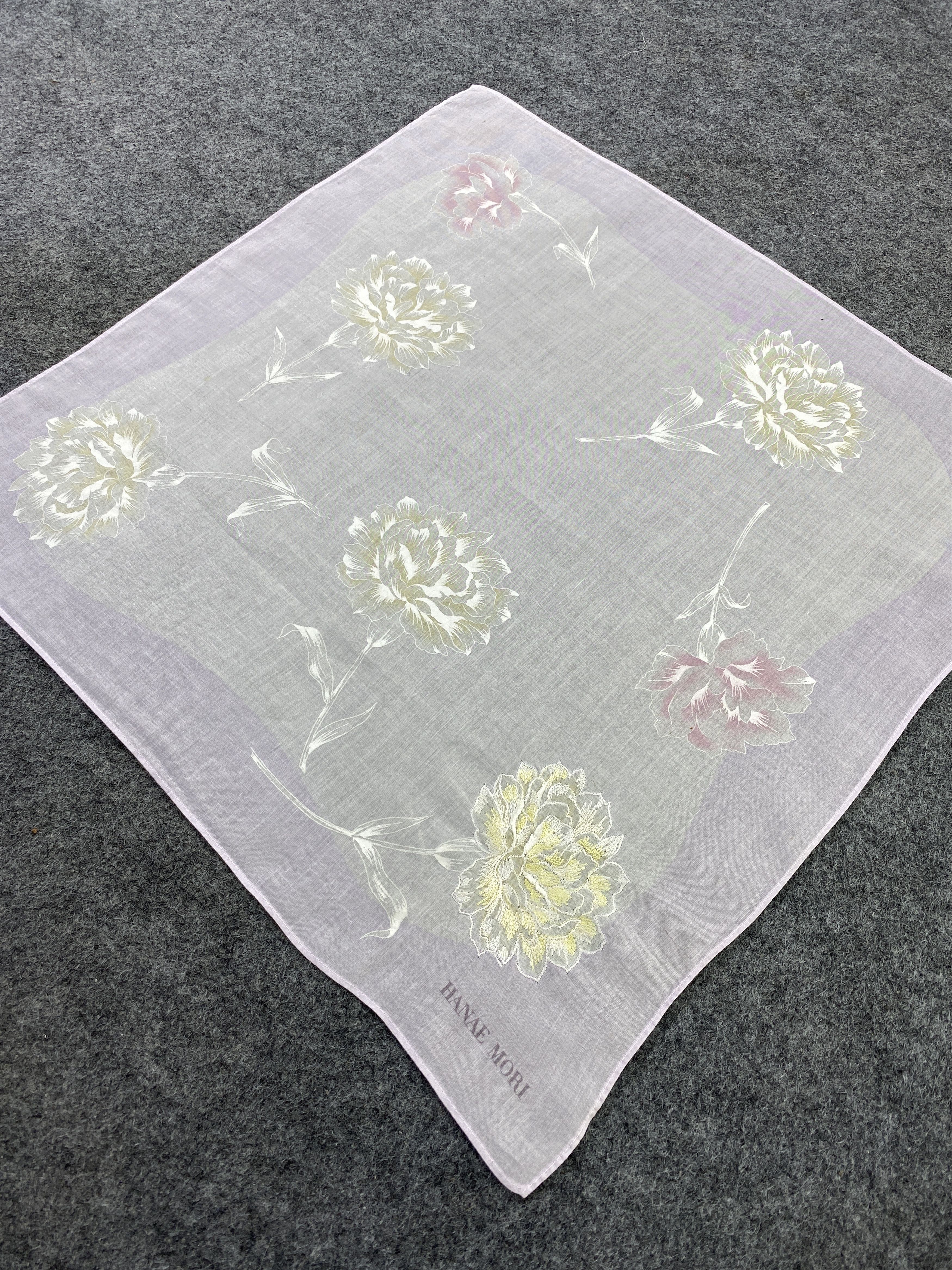 Hanae Mori Hanae Mori Handkerchief / Bandana / Neckerchief-B285 Size ONE SIZE - 4 Thumbnail