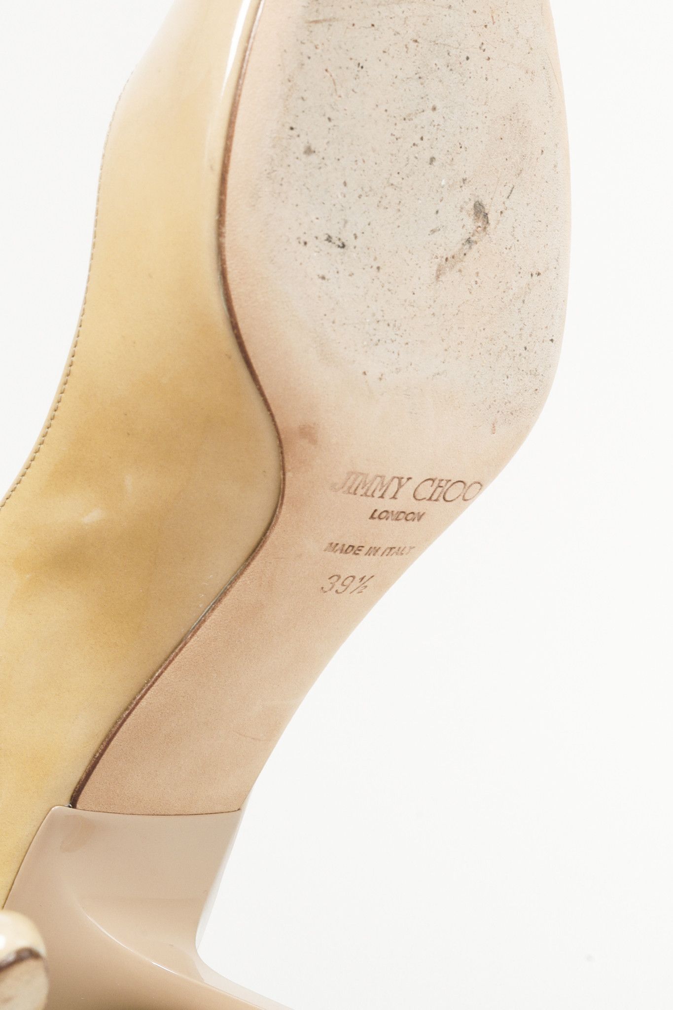 Jimmy Choo Jimmy Choo Nude Patent Pointed Toe Pumps Size US 9 / IT 39 - 5 Thumbnail