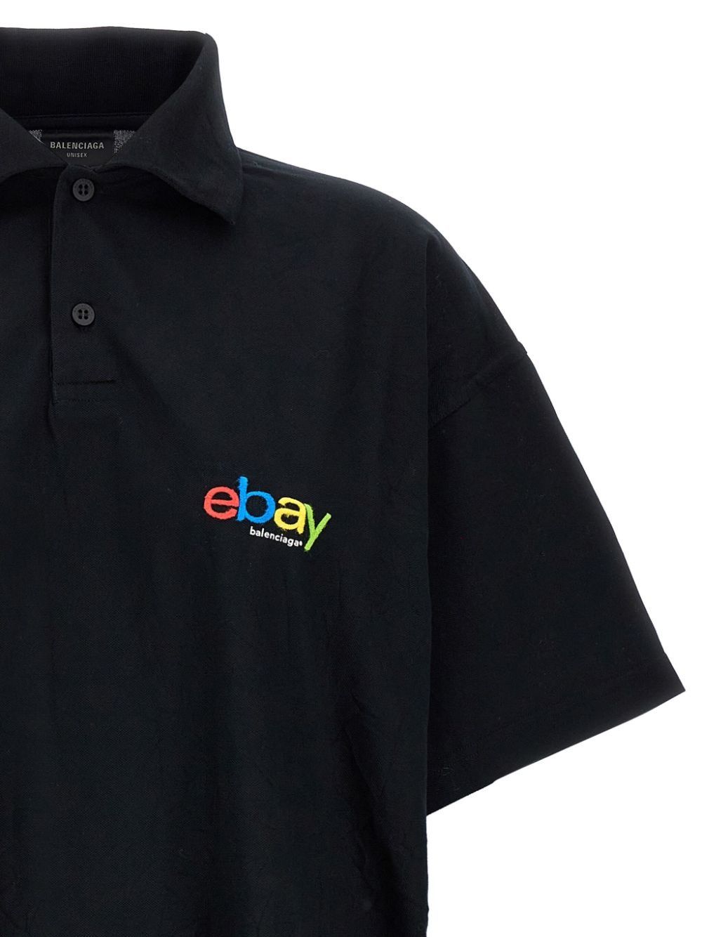 Balenciaga × eBay o1s1rm0825 Ebay Polo Shirt in Black Size US S / EU 44-46 / 1 - 2 Thumbnail
