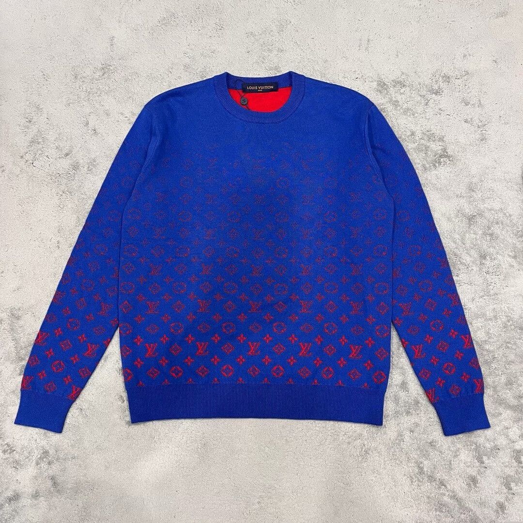 louis vuitton gradient knit sweater medium