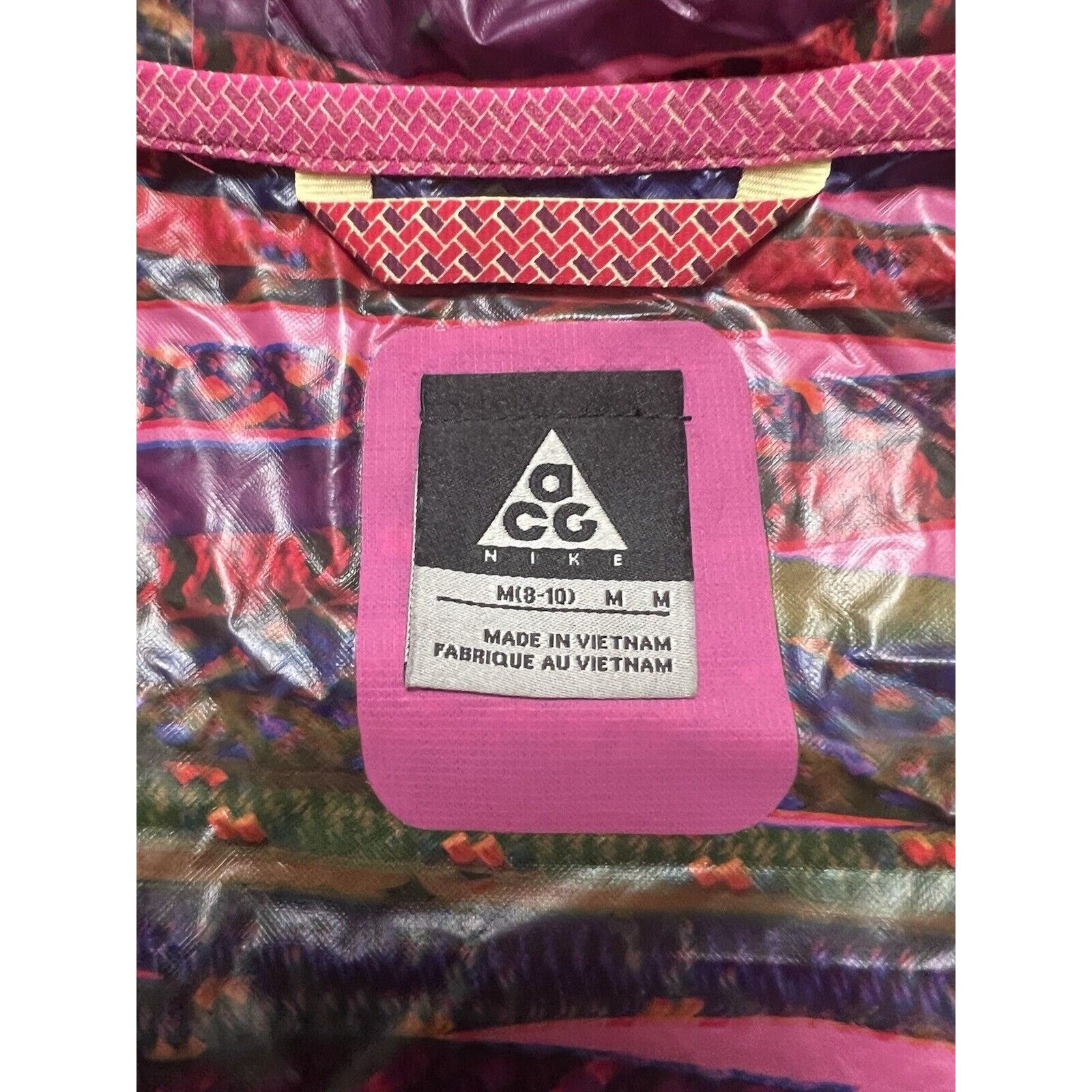 Nike Vintage Nike ACG Windbreaker Hoodie Jacket W M Pink Climbing Size M / US 6-8 / IT 42-44 - 6 Thumbnail