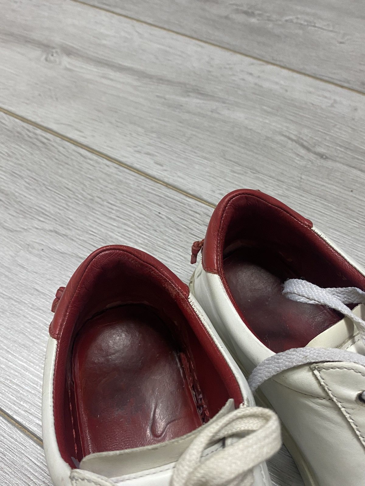 Givenchy GIVENCHY URBAN STREET LOW SNEAKER WHITE & RED Size US 7 / EU 40 - 3 Thumbnail