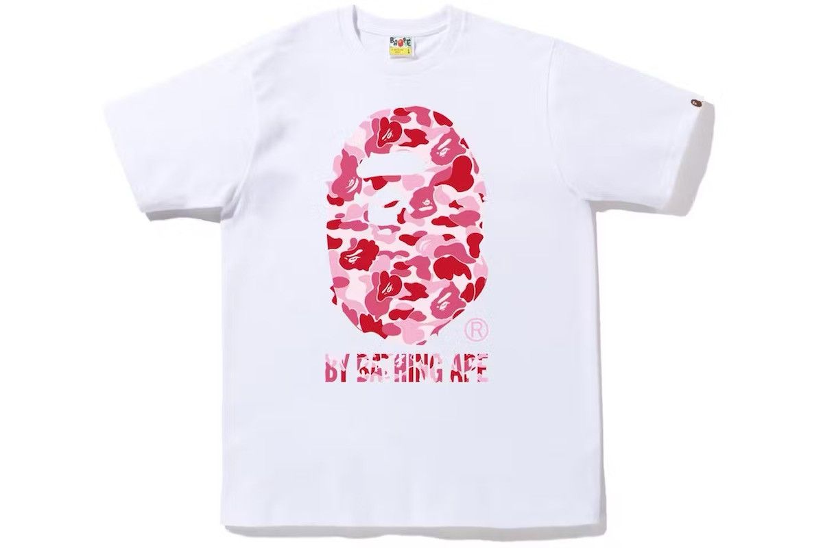 Bape BAPE ABC Camo By Bathing Ape Tee White/Pink Size US XXL / EU 58 / 5 - 2 Thumbnail
