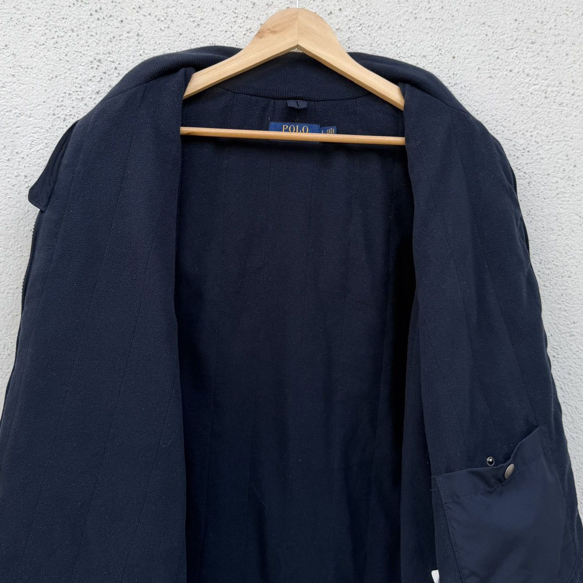 Polo Ralph Lauren Polo Ralph Lauren Navy Jacket Small Logo Classic Menswear Size US L / EU 52-54 / 3 - 6 Thumbnail