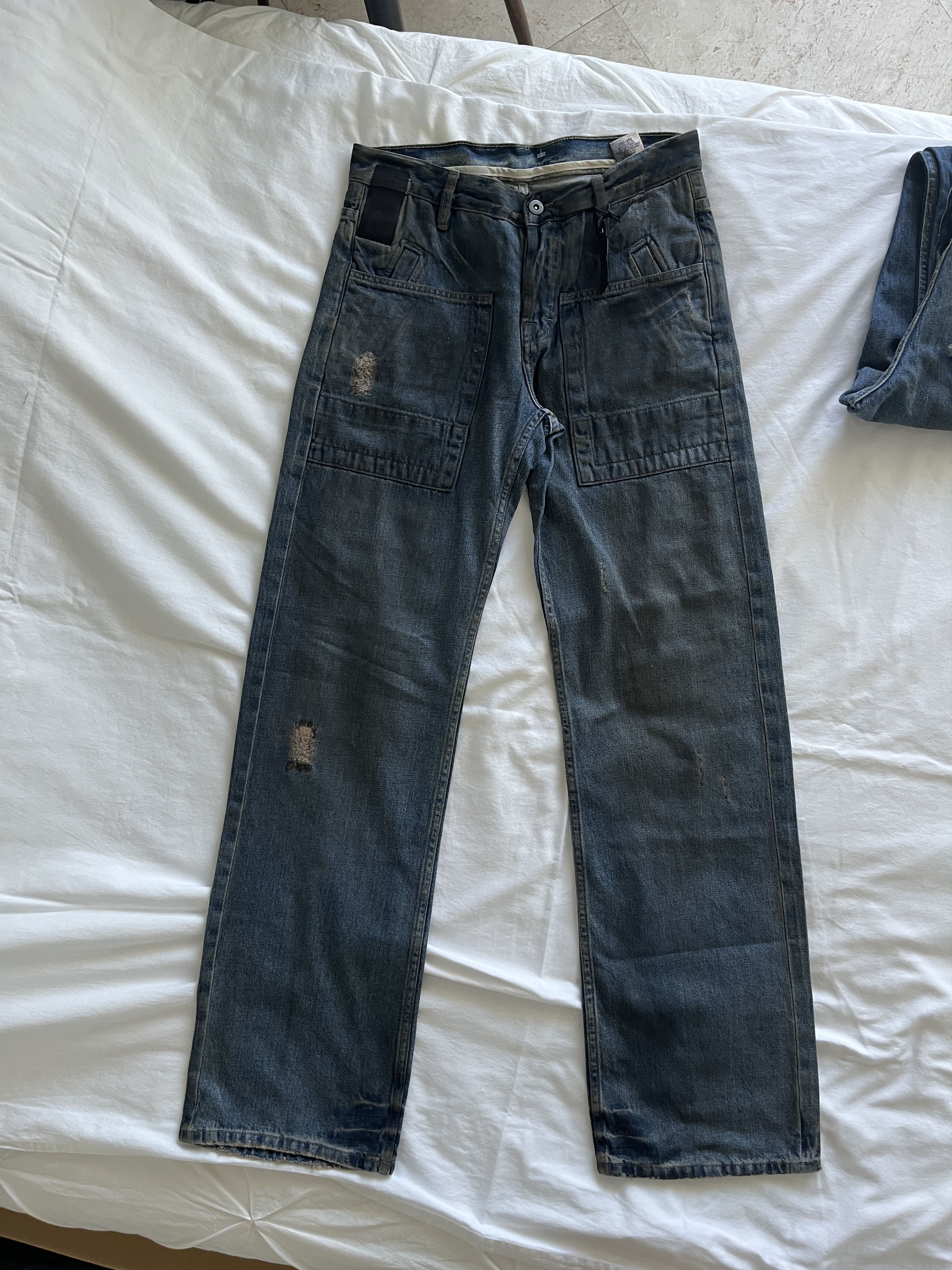 Rick Owens Rick Owens Slab Denim Jeans WKD2015 Size US 31 - 1 Thumbnail