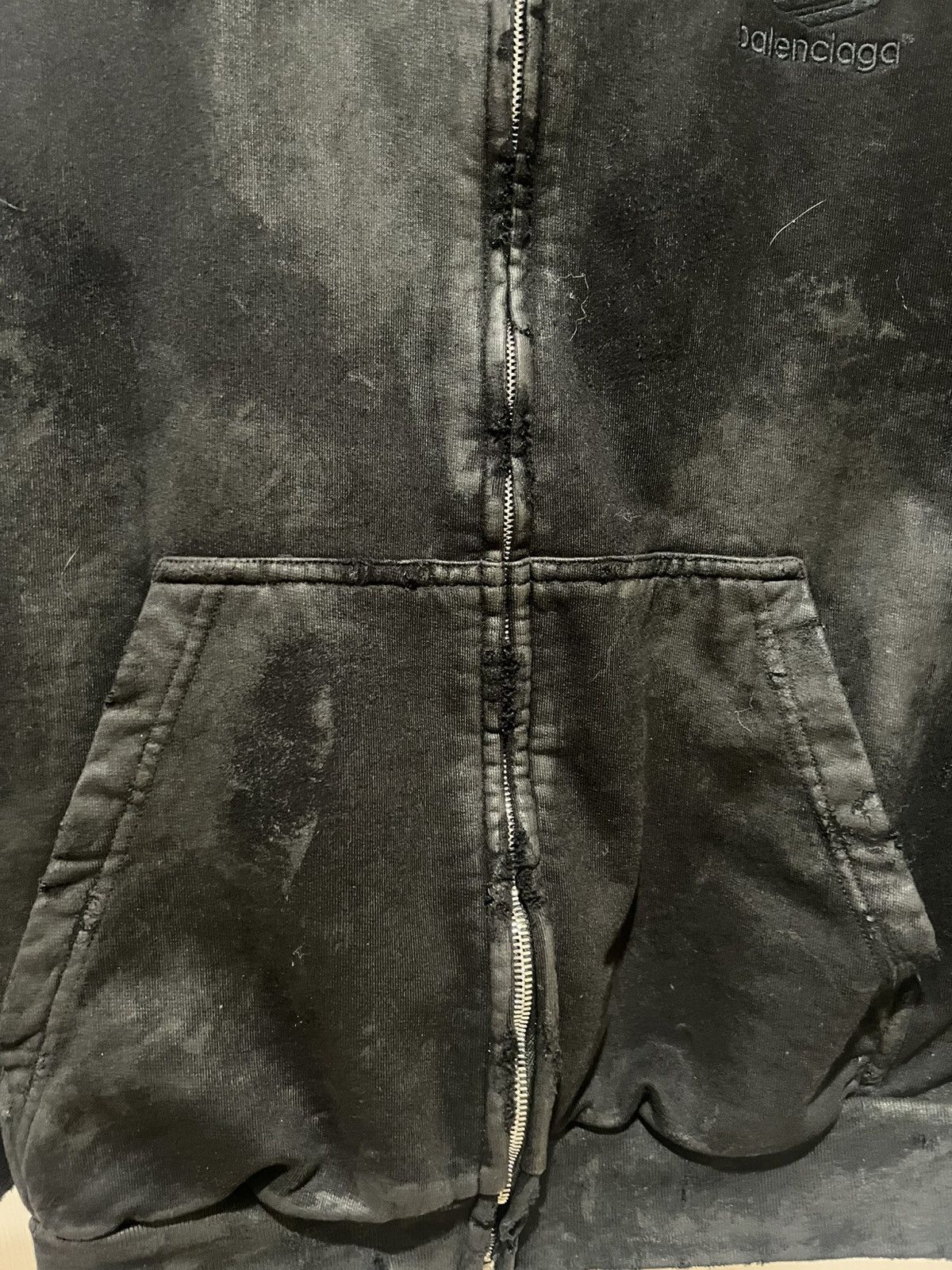 Balenciaga Balenciaga Zip-up Hoodie Size US S / EU 44-46 / 1 - 5 Thumbnail