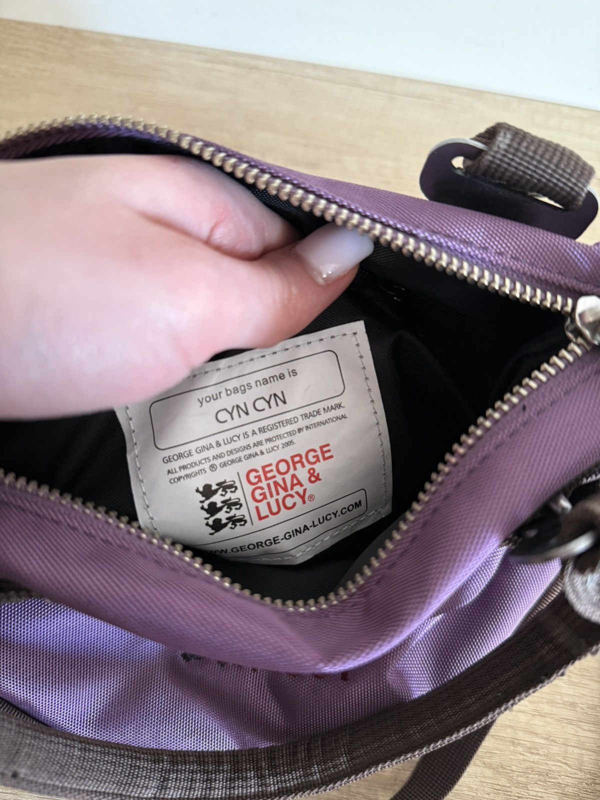 George Gina & Lucy George Gina & Lucy Purple Y2K Gorpcore Mini Bag Size ONE SIZE - 10 Thumbnail
