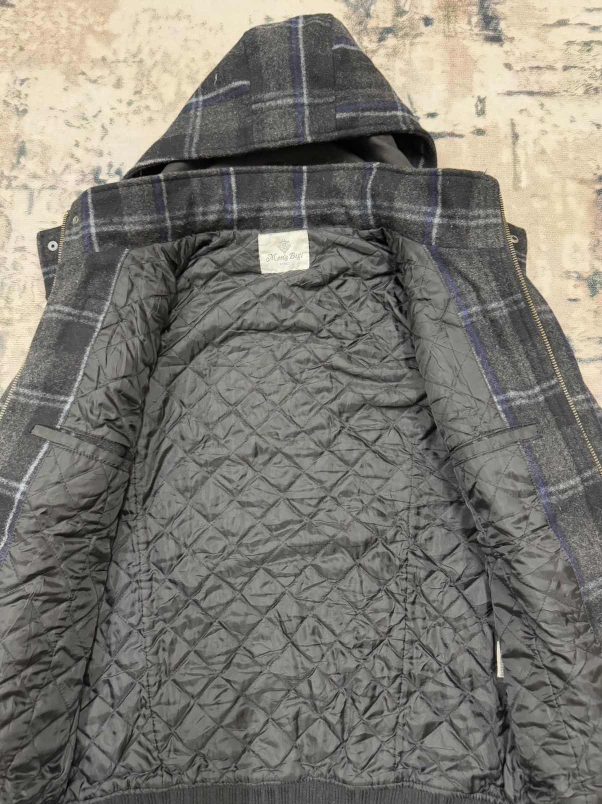 BIGI Men’s Bigi Duffle Wool Jacket Hoodie Size US S / EU 44-46 / 1 - 7 Thumbnail