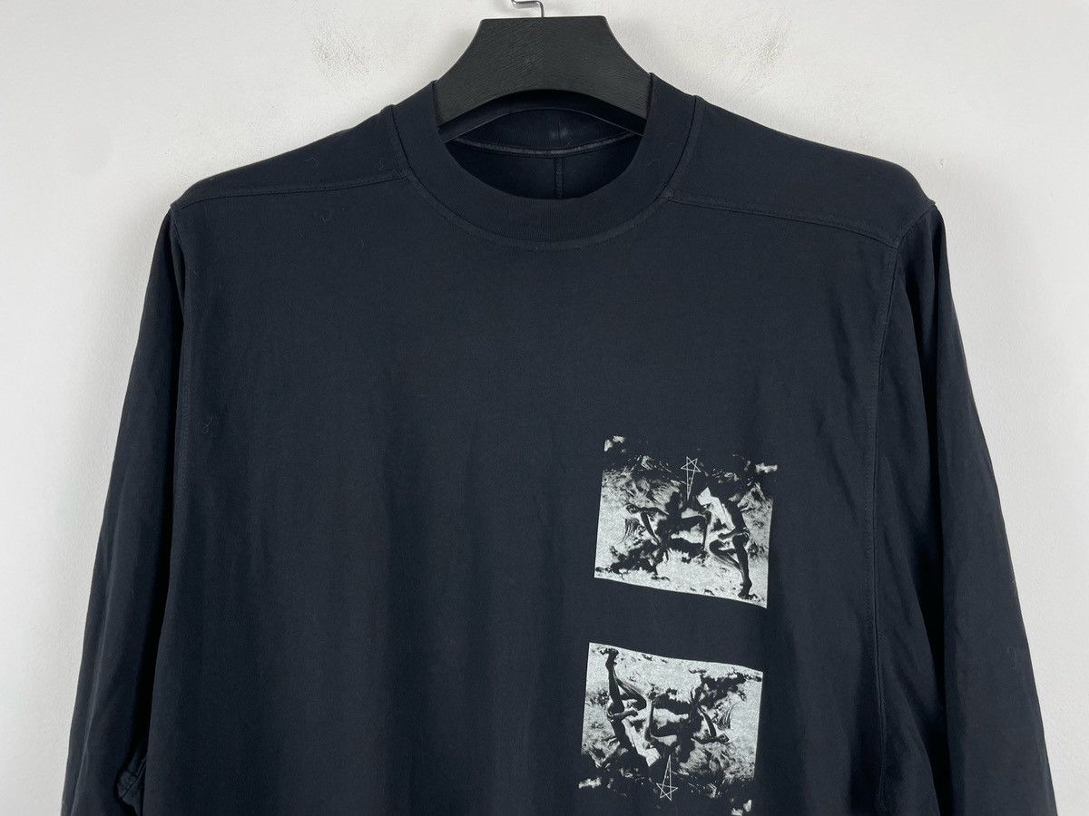 Rick Owens Drkshdw Rick Owens DRKSHDW Printed Tee Size US M / EU 48-50 / 2 - 8 Thumbnail