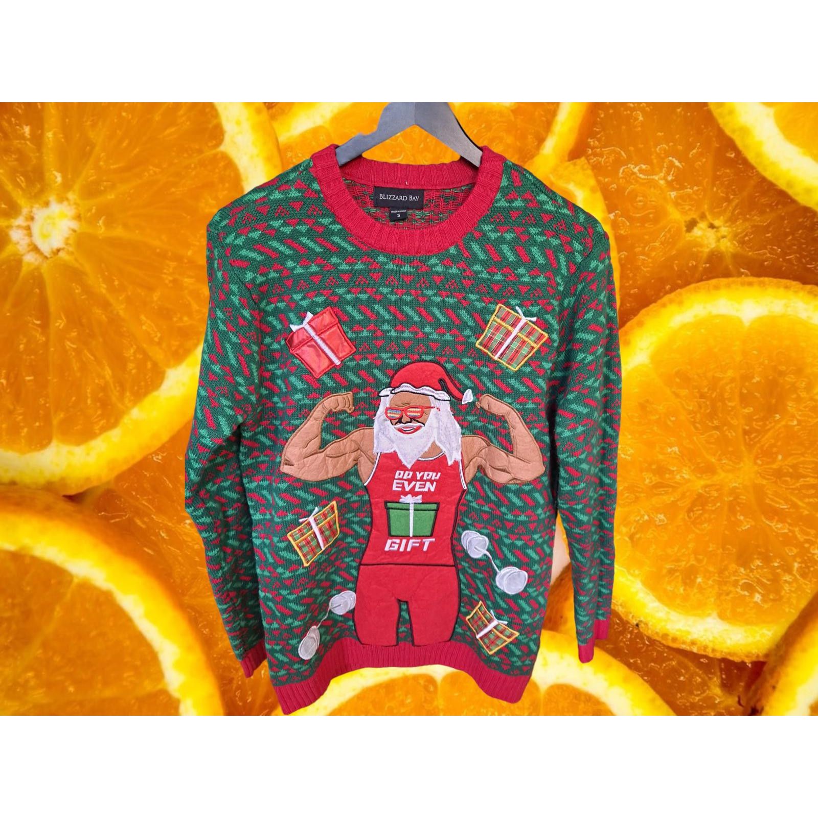 Other Blizzard Bay Christmas Sweater Muscle Santa Do You Even Gift Size US S / EU 44-46 / 1 - 1 Thumbnail