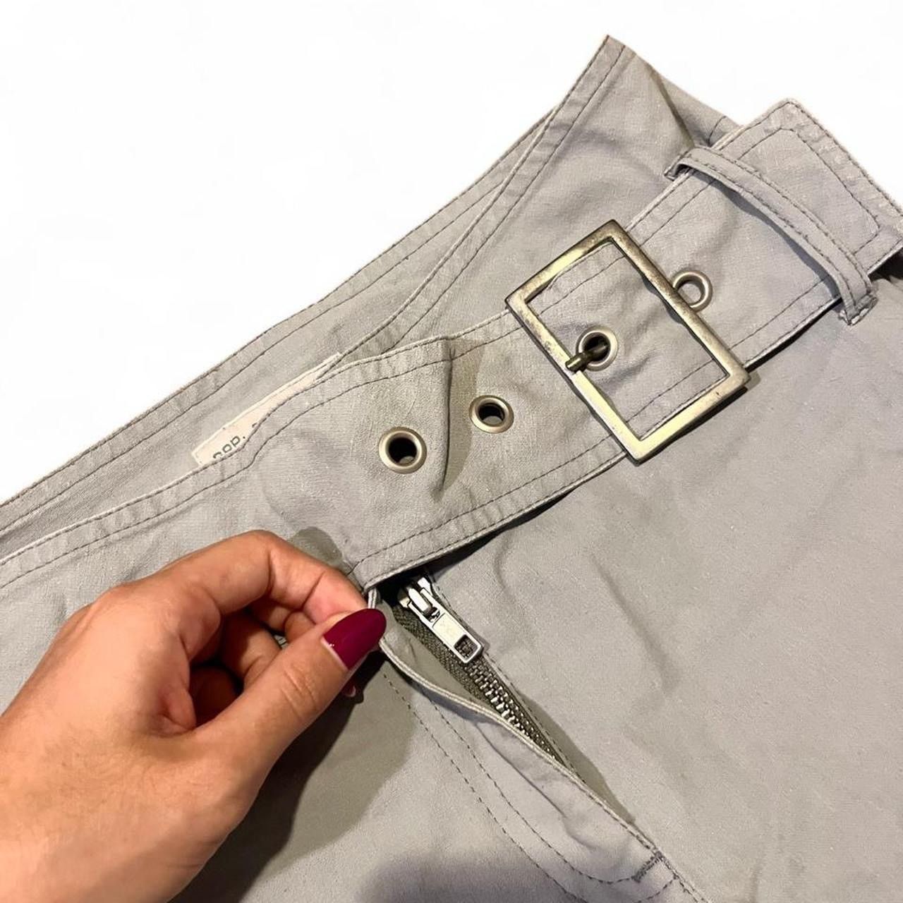 Cop Copine Vintage y2k Cop Copine light blue belted trousers Size 26" / US 2 / IT 38 - 3 Thumbnail