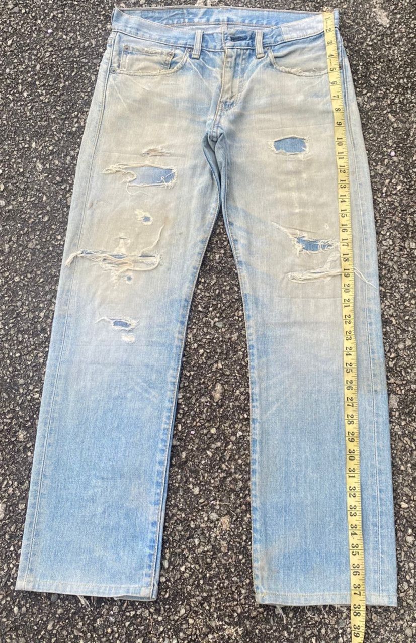 Levi's Vintage 90s Levis 505 Patchwork Distressed Denim Size US 30 / EU 46 - 4 Thumbnail