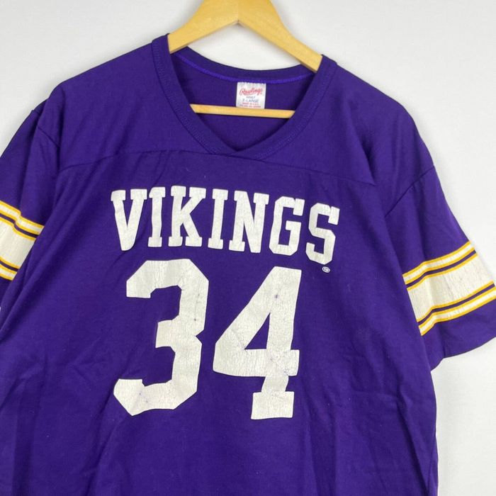 Vintage 80s MINNESOTA VIKINGS NFL Champion T-Shirt L – XL3 VINTAGE