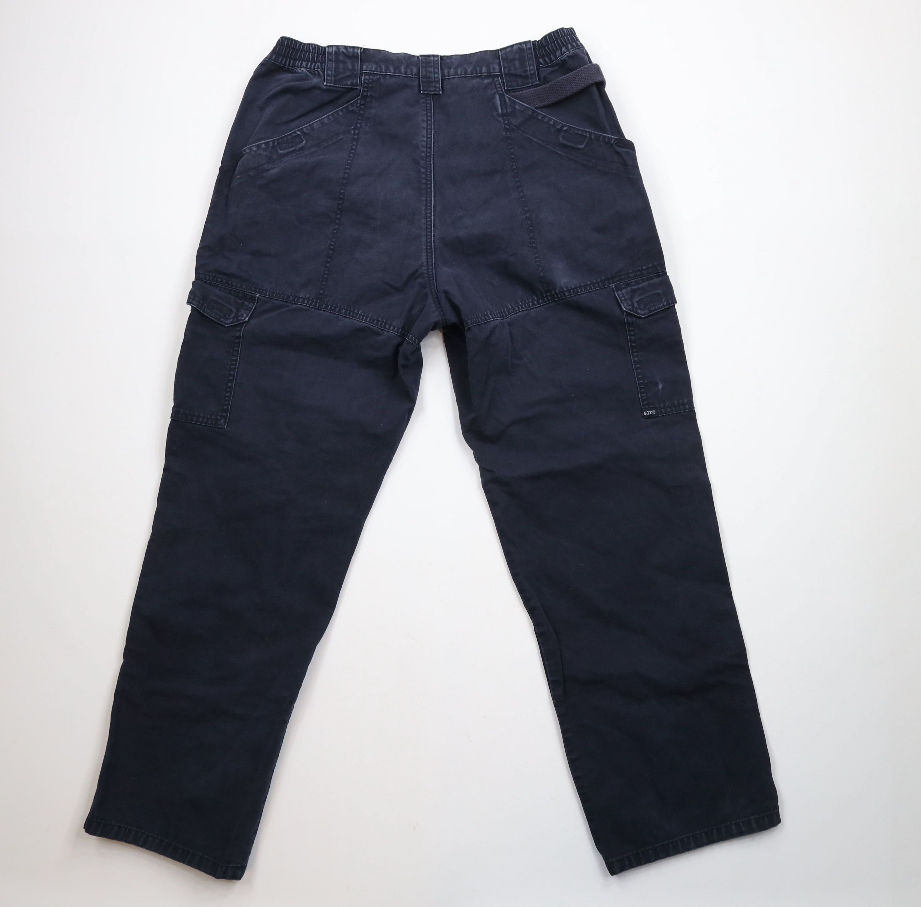 Vintage 5.11 Tactical Series Canvas Double Knit Cargo Pants Blue Size US 36 / EU 52 - 11 Thumbnail