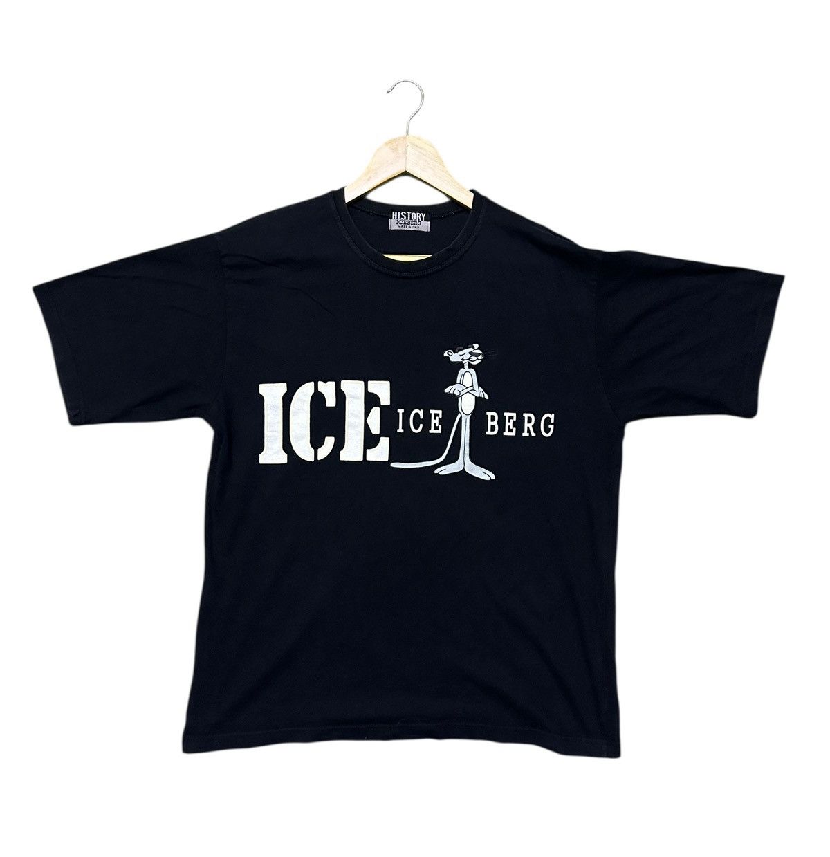 Iceberg Pink panthers history Iceberg black tee Size US L / EU 52-54 / 3 - 1 Thumbnail
