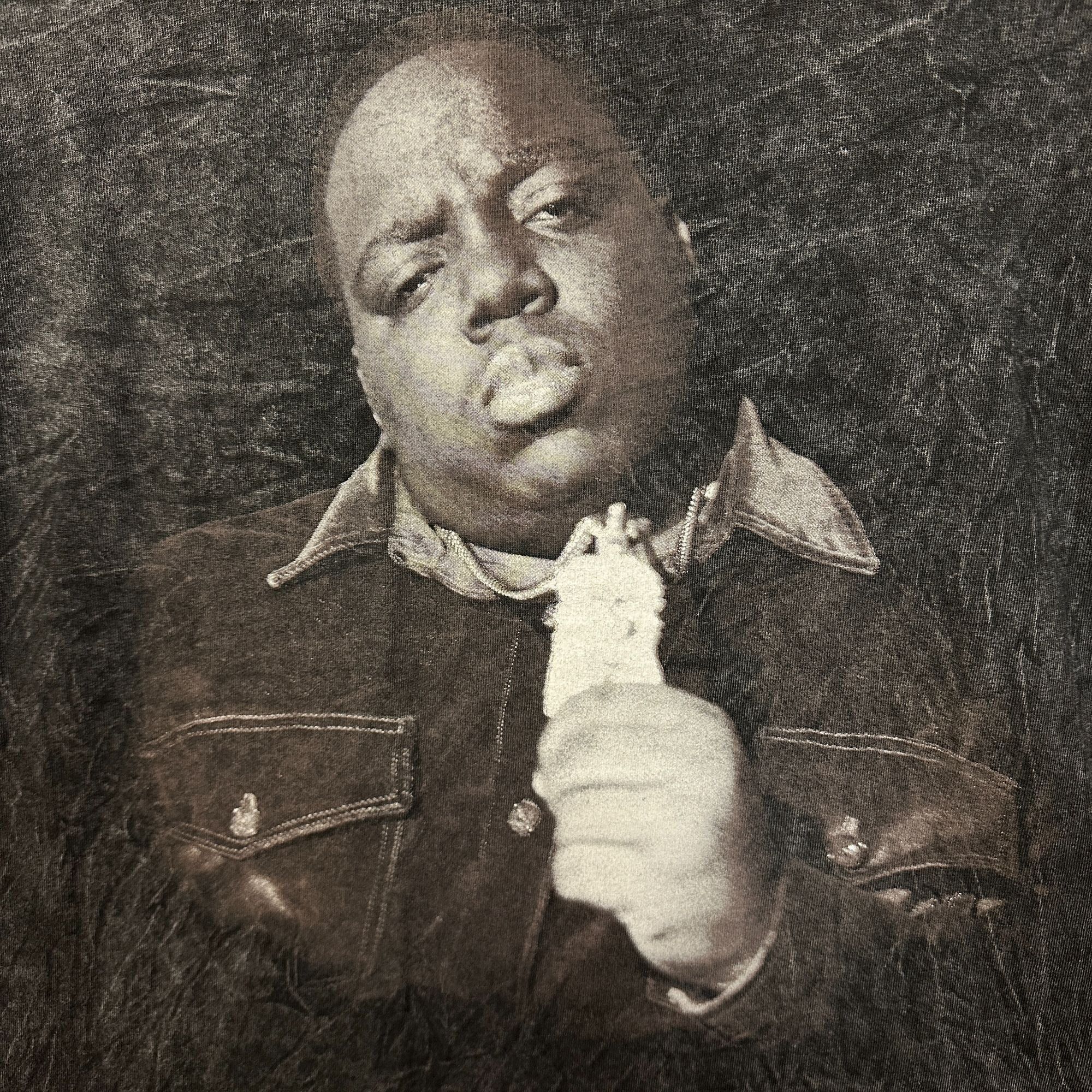 Band Tees Notorious BIG Mineral Wash Rap Tshirt size black tee Large Size US L / EU 52-54 / 3 - 2 Thumbnail