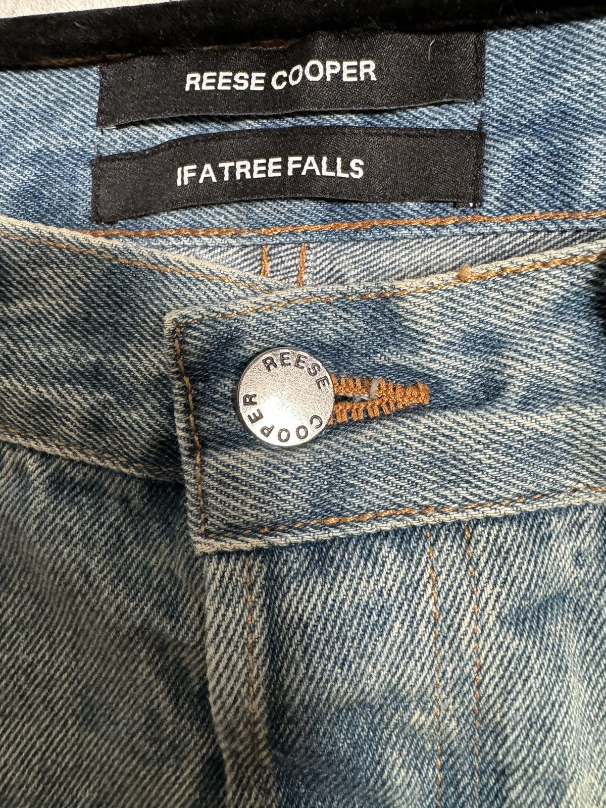 Reese Cooper Reese Cooper If A Tree Falls Denim Blue Jeans 30 Size US 32 / EU 48 - 6 Thumbnail