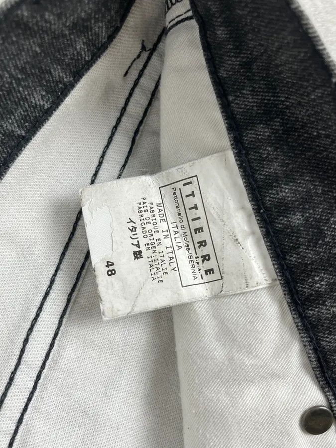 Just Cavalli AW2004 Cavalli Grey Fire Flames Denim Jeans Size US 31 - 11 Thumbnail