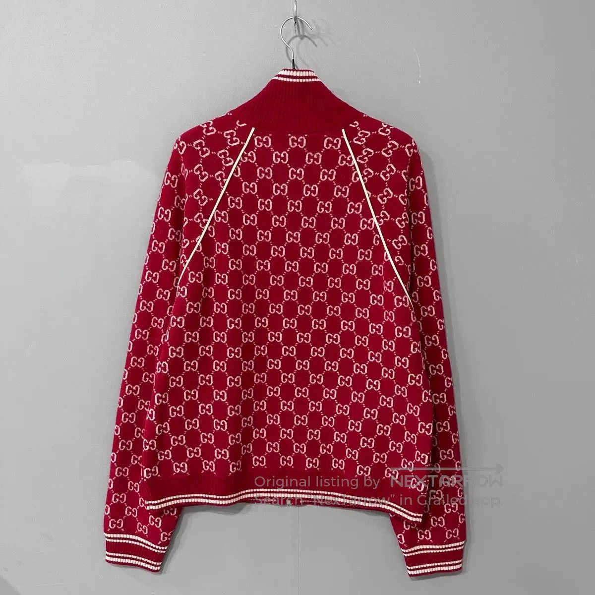 Gucci gucci red logo zip-up jacket size M. Size US M / EU 48-50 / 2 - 3 Thumbnail