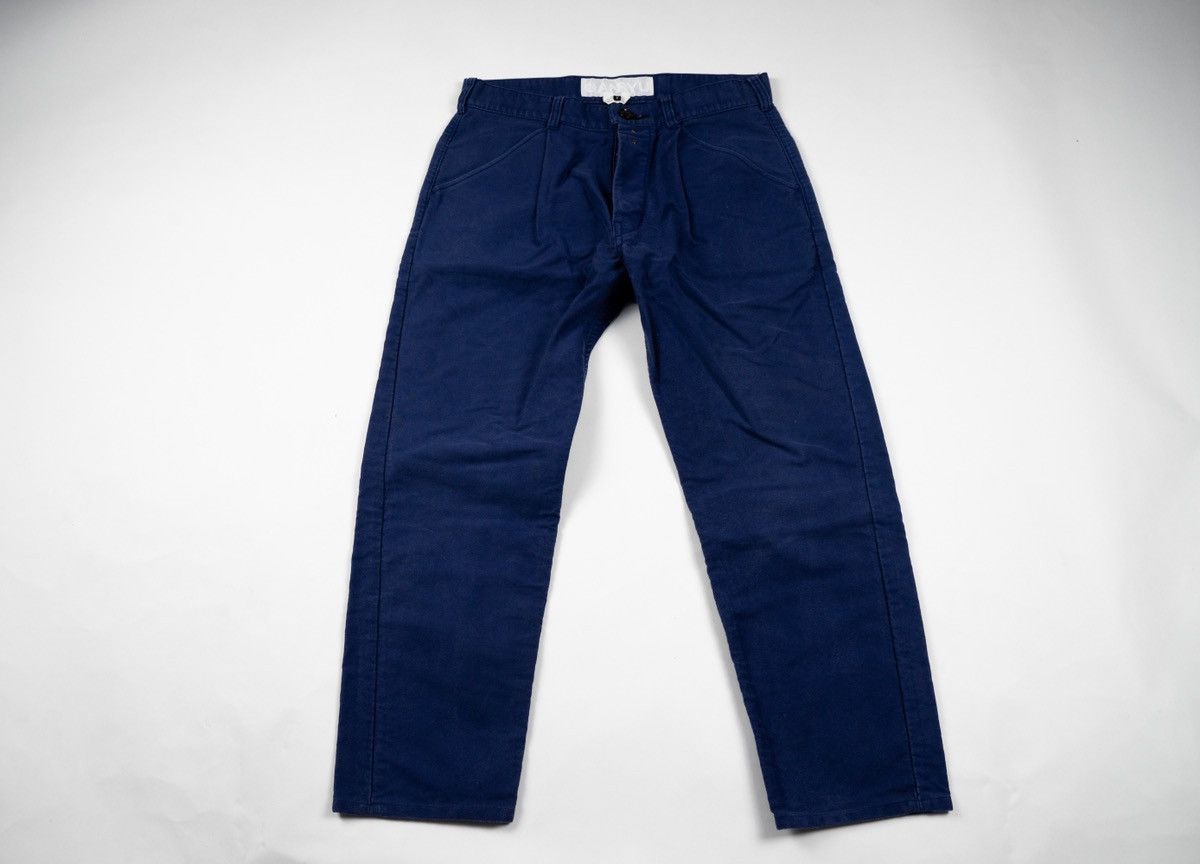 image of Comme Des Garcons Ganryu Trousers in Blue, Men's (Size 31)