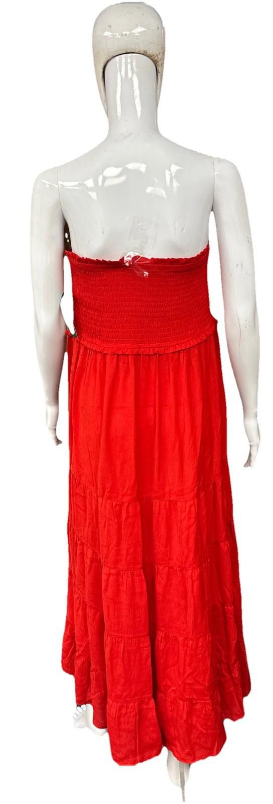 Other Wild Fable Red Tube Top Flare Dress Sundress Medium New Size M / US 6-8 / IT 42-44 - 5 Thumbnail