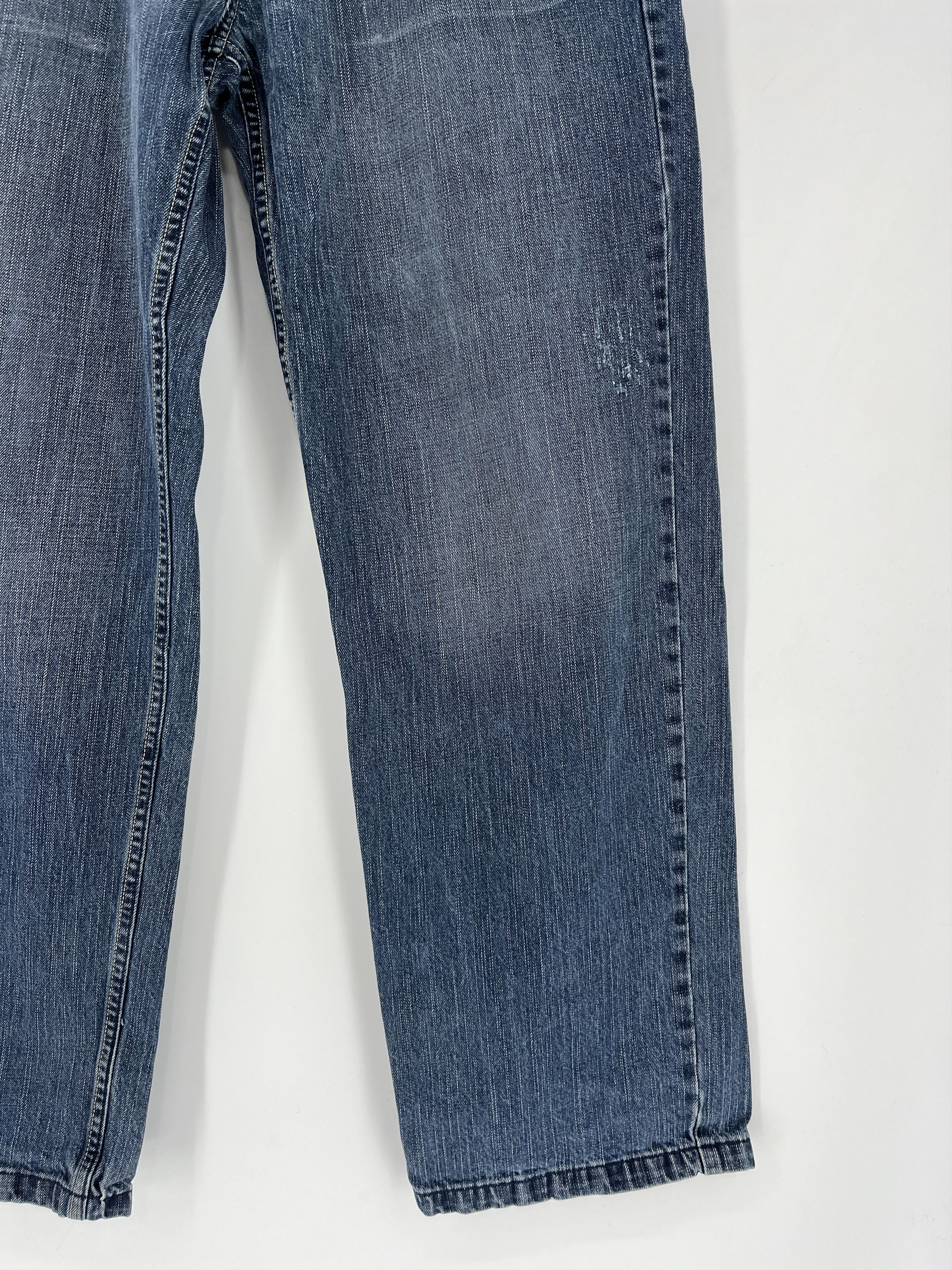 Japanese Brand Vintage Karl Kani Baggy Rap Jeans Rivet Stud Big Logo Size34 Size US 34 / EU 50 - 4 Thumbnail